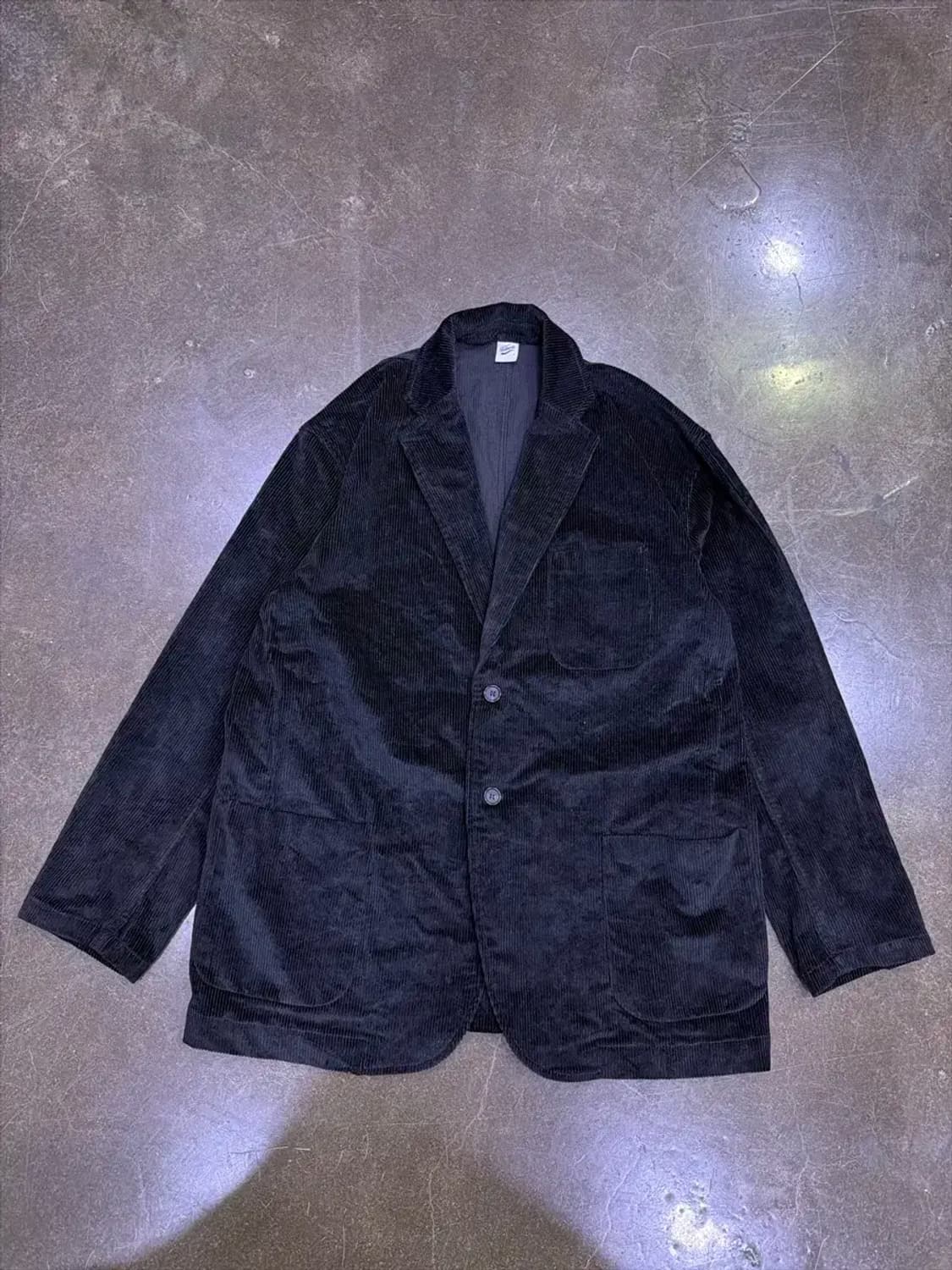 파르티멘토 코듀로이 블레이저 자켓 블랙 L 상품이미지3