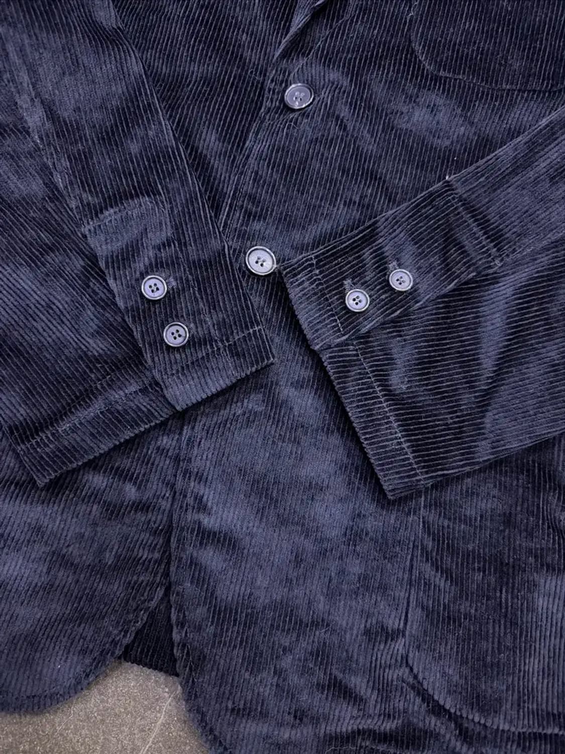 파르티멘토 코듀로이 블레이저 자켓 블랙 L 상품이미지7