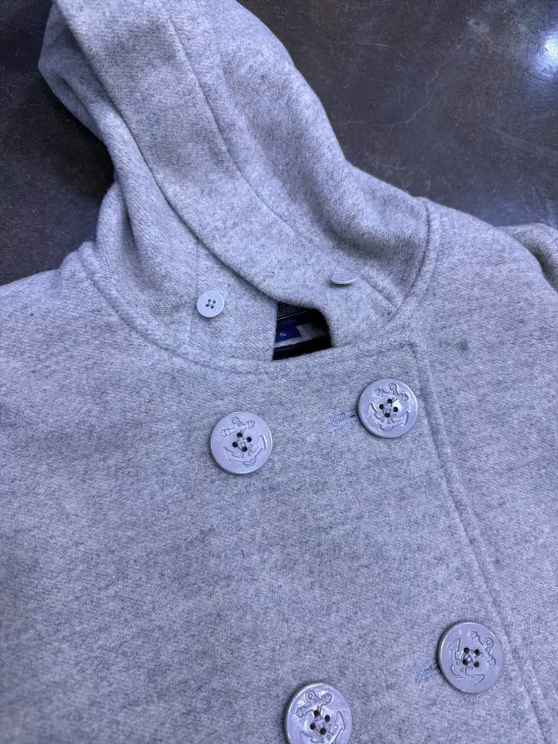 폴로 랄프로렌 진스 후드 더블 블레스트 피코트 S 상품이미지7