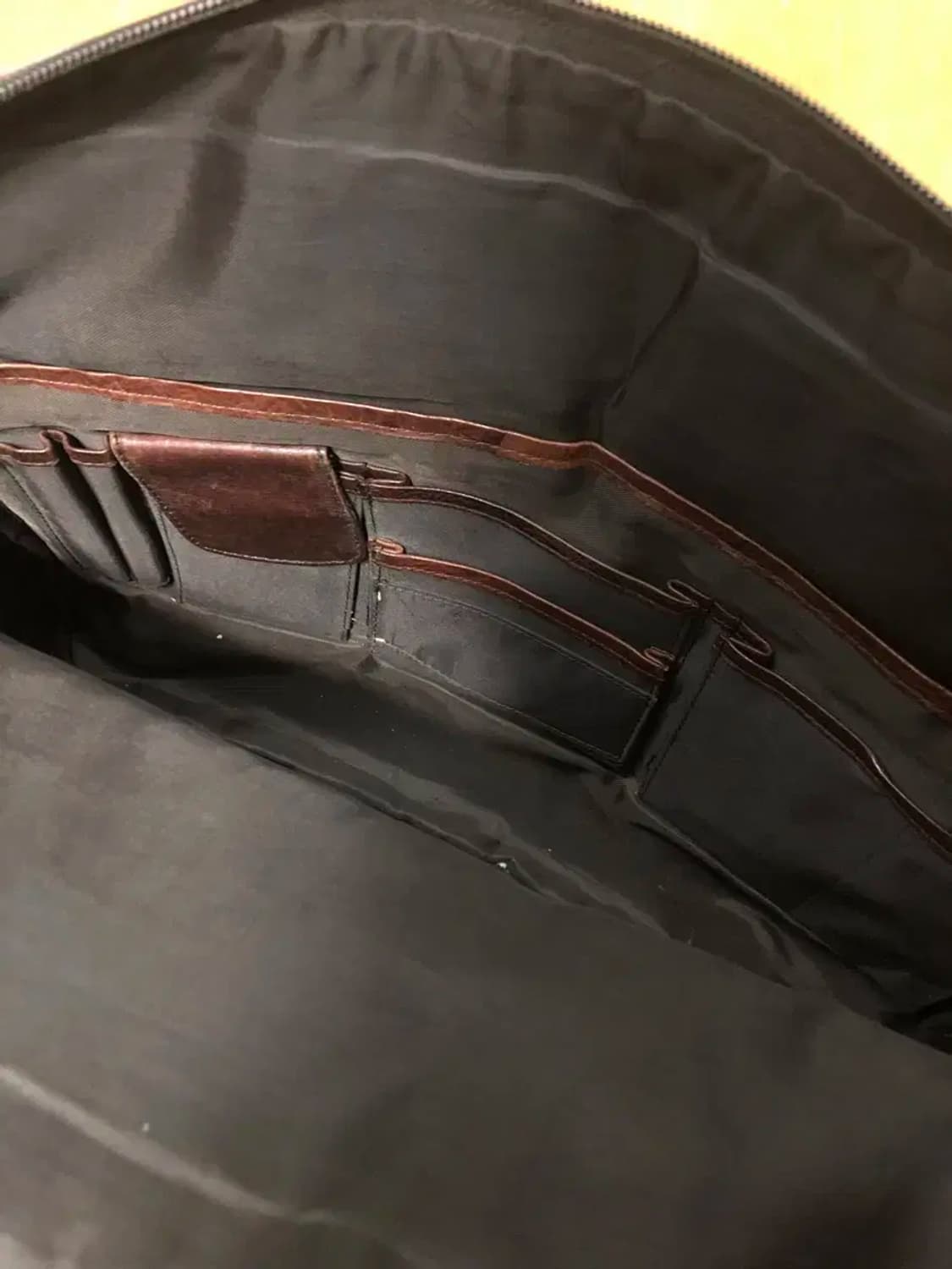 폴로 랄프로렌 빈티지 가죽 트리밍 캔버스 메신저 토트백 상품이미지7