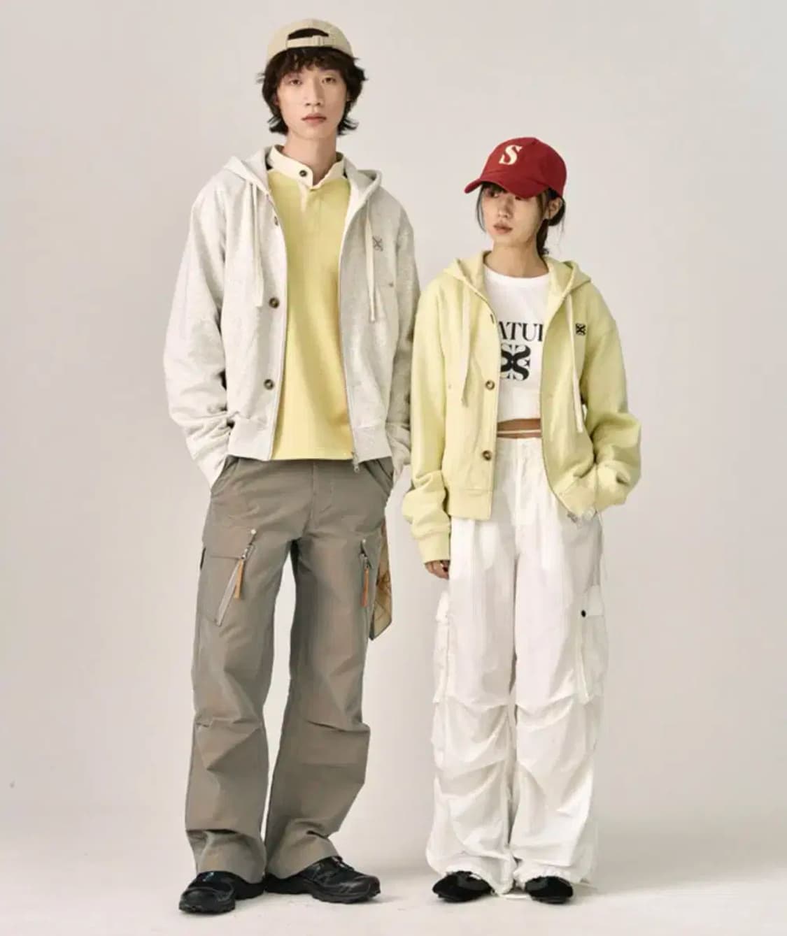 세터 테오 코튼 올 데이 후드 집업 멜란지 그레이 M 상품이미지5