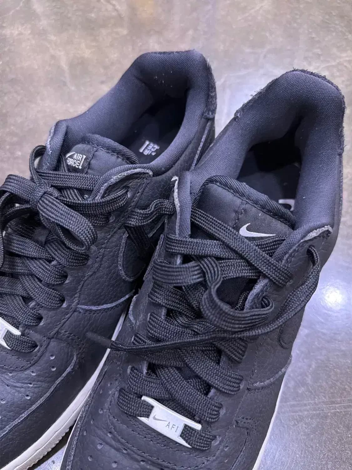 나이키 에어포스1 07 로우 크래프트 블랙 화이트 260 상품이미지4