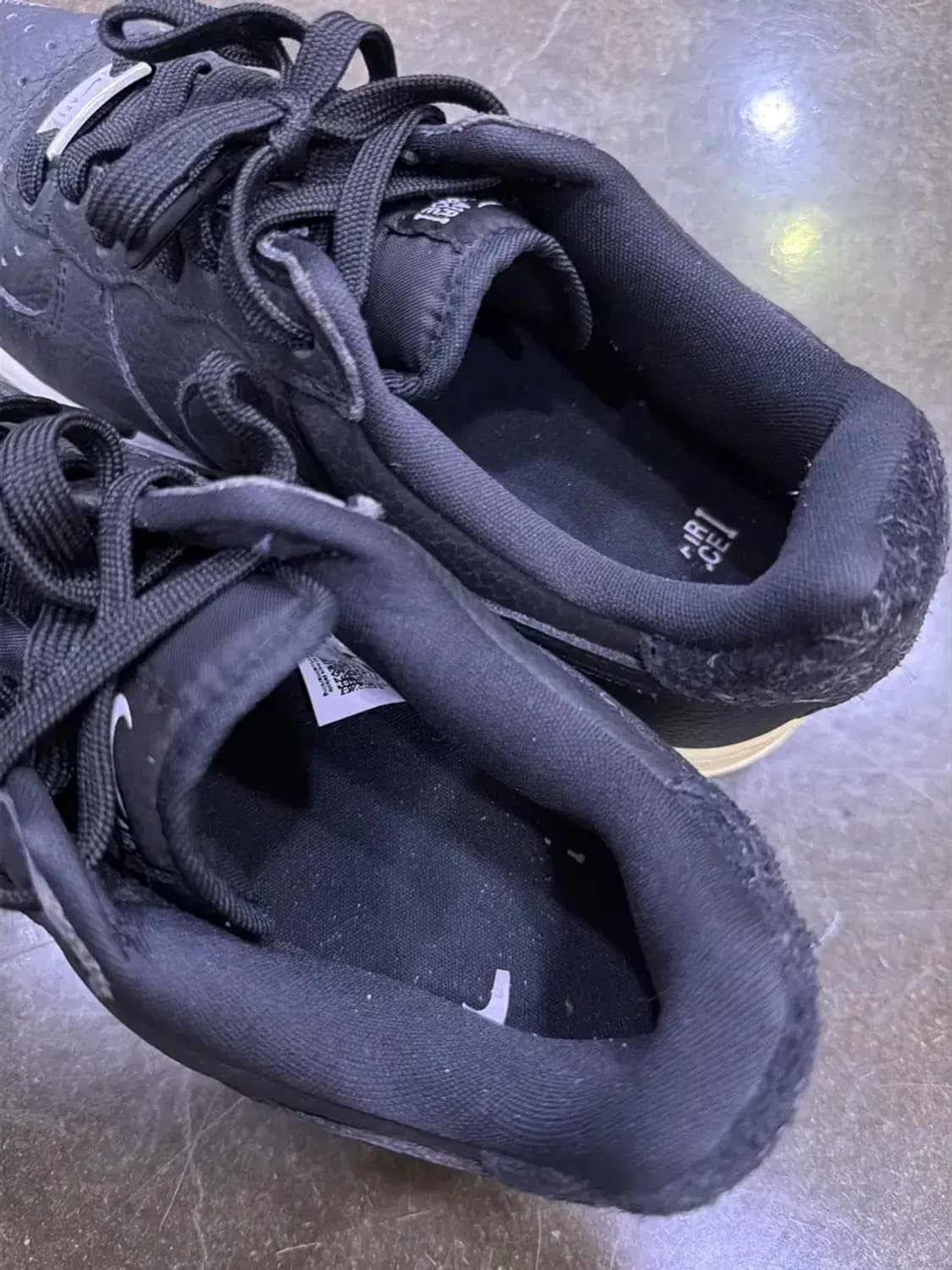 나이키 에어포스1 07 로우 크래프트 블랙 화이트 260 상품이미지5