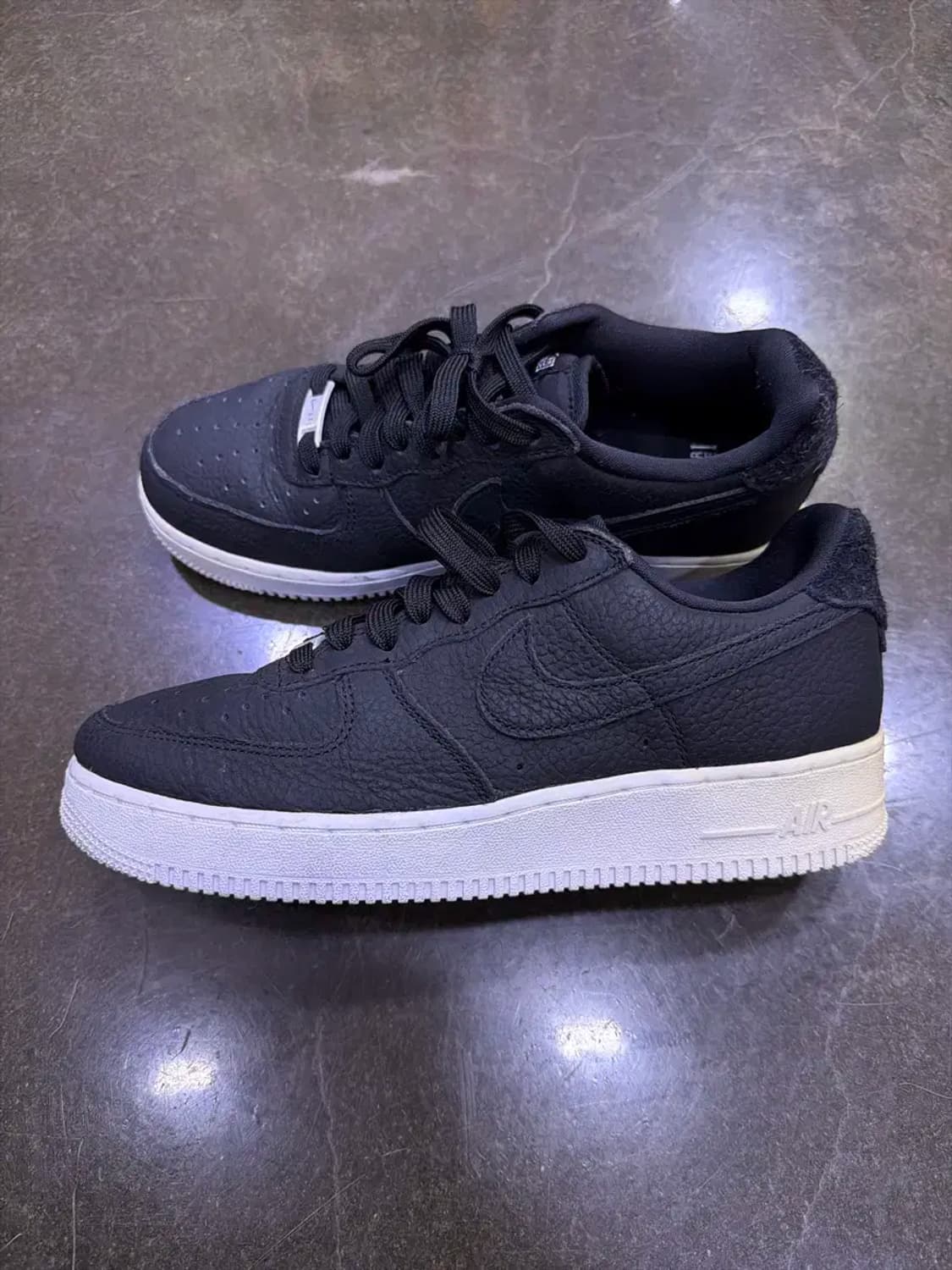 나이키 에어포스1 07 로우 크래프트 블랙 화이트 260 상품이미지6