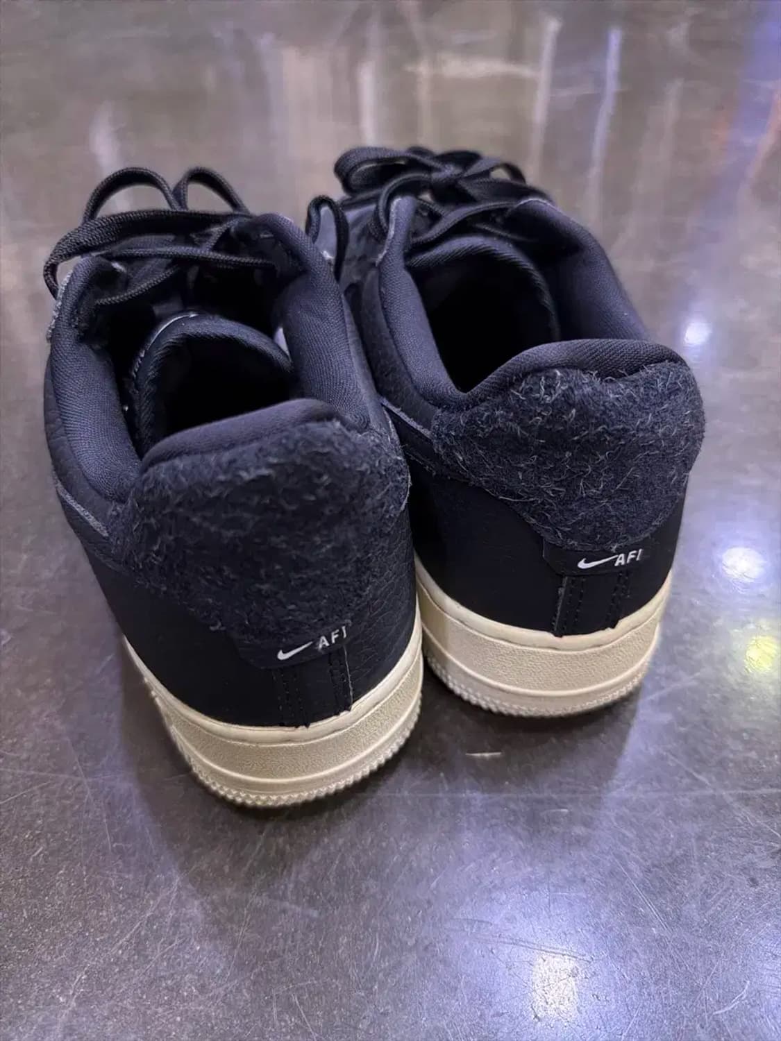 나이키 에어포스1 07 로우 크래프트 블랙 화이트 260 상품이미지7