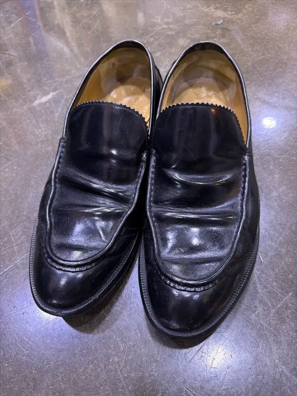 구찌 클래식 삼색라인 심플 로퍼 블랙 275 상품이미지2