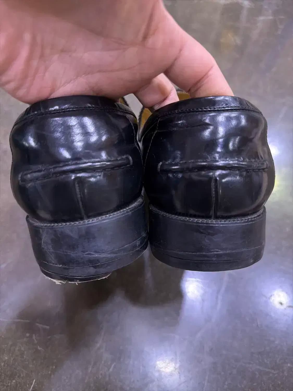 구찌 클래식 삼색라인 심플 로퍼 블랙 275 상품이미지7