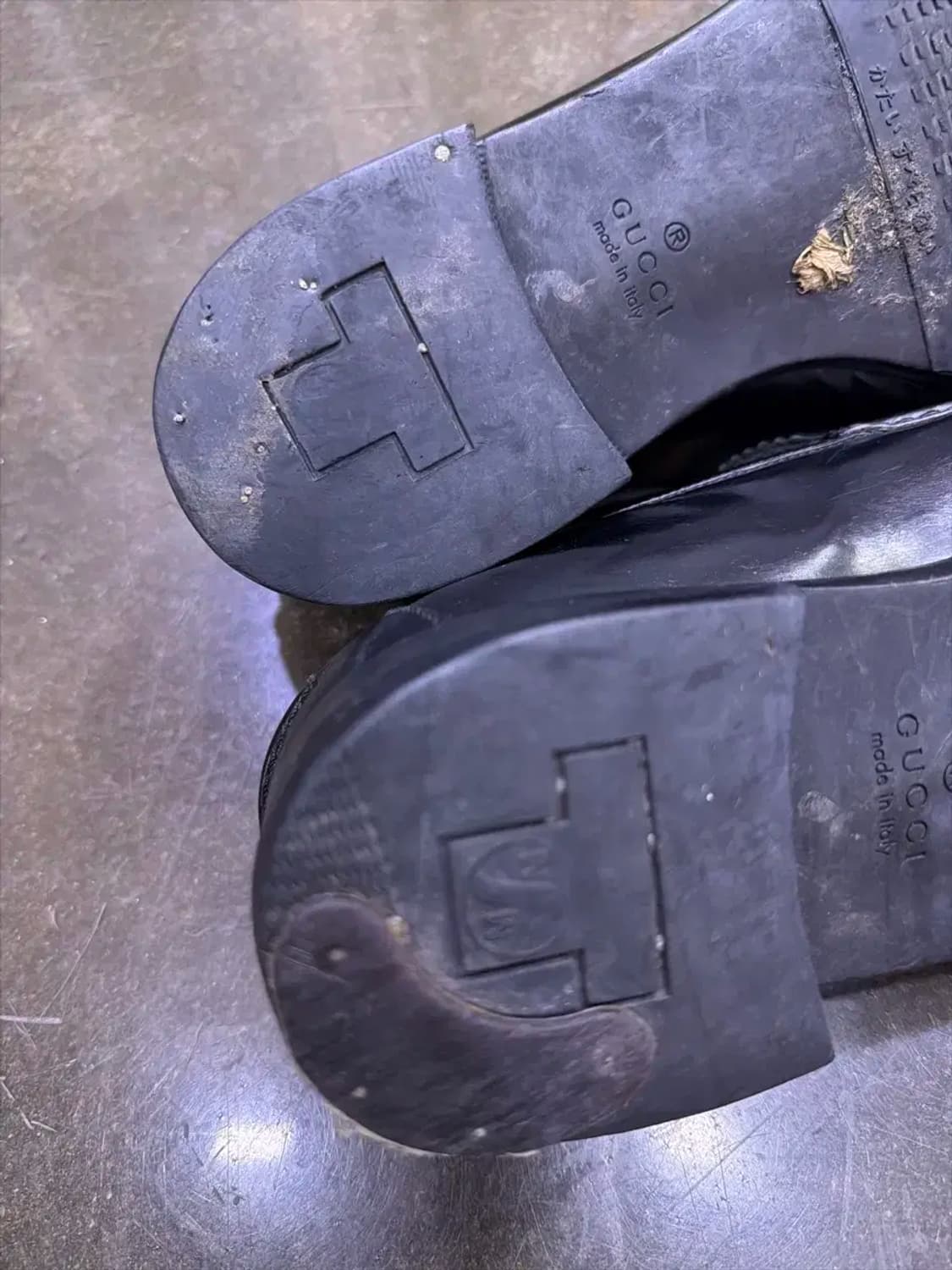 구찌 클래식 삼색라인 심플 로퍼 블랙 275 상품이미지9