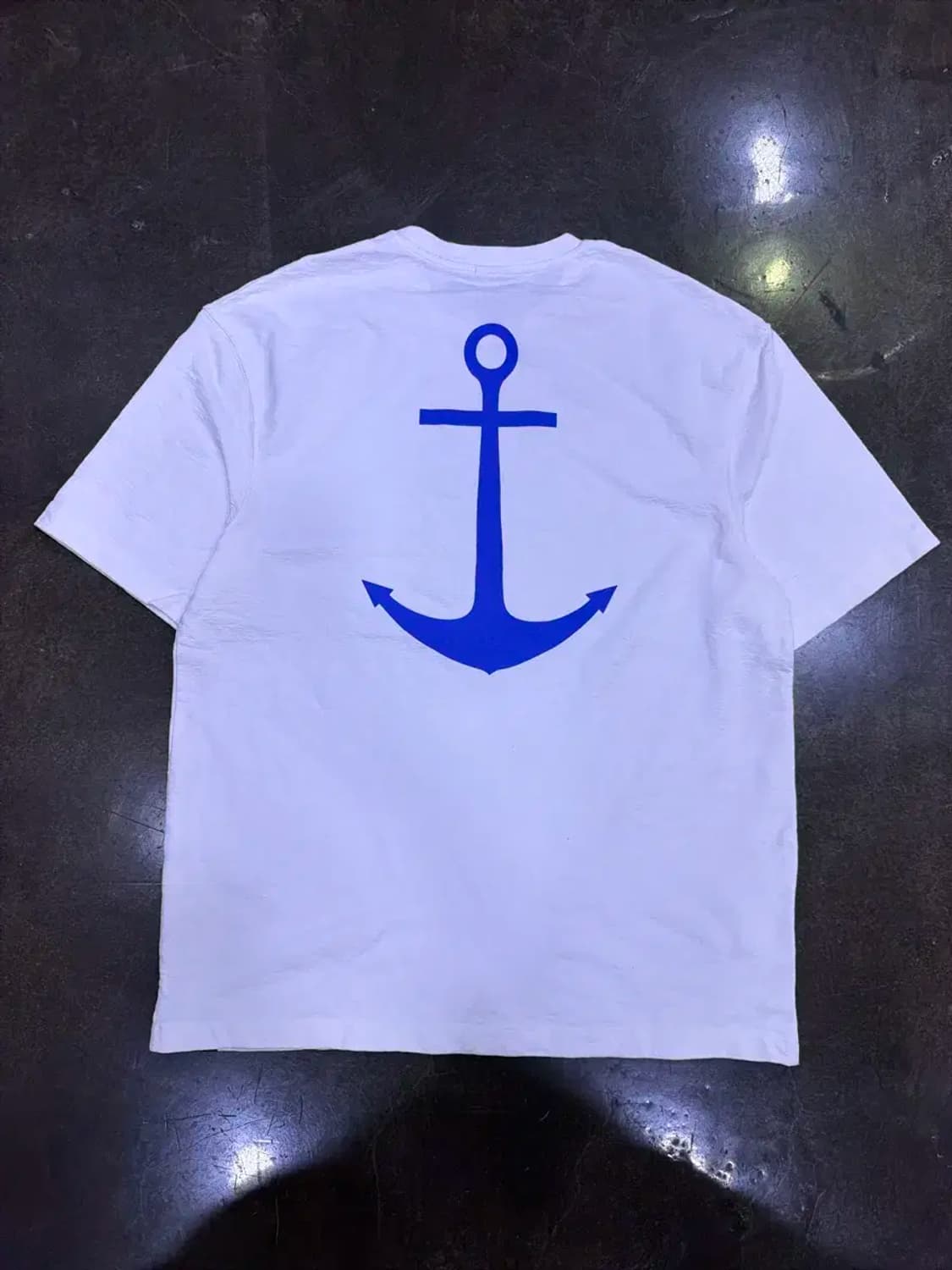 자라 PARIS 흰색 반팔 앵커 티셔츠 XL 상품이미지2