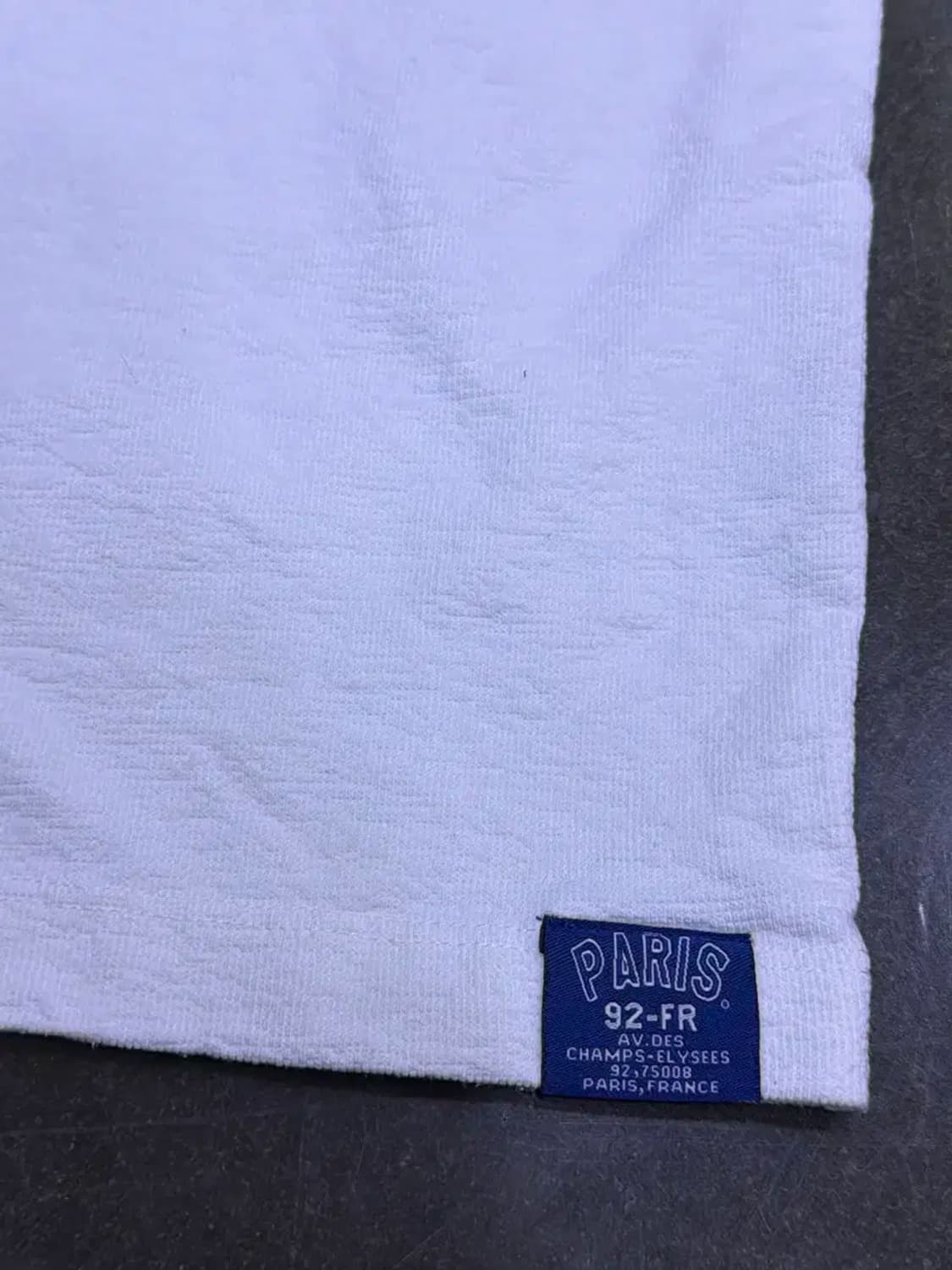 자라 PARIS 흰색 반팔 앵커 티셔츠 XL 상품이미지4