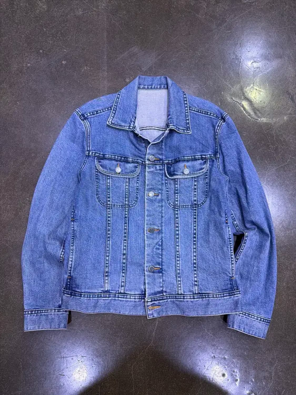 A.P.C 아페세 중청 워싱 데님자켓 청자켓 S 상품이미지1