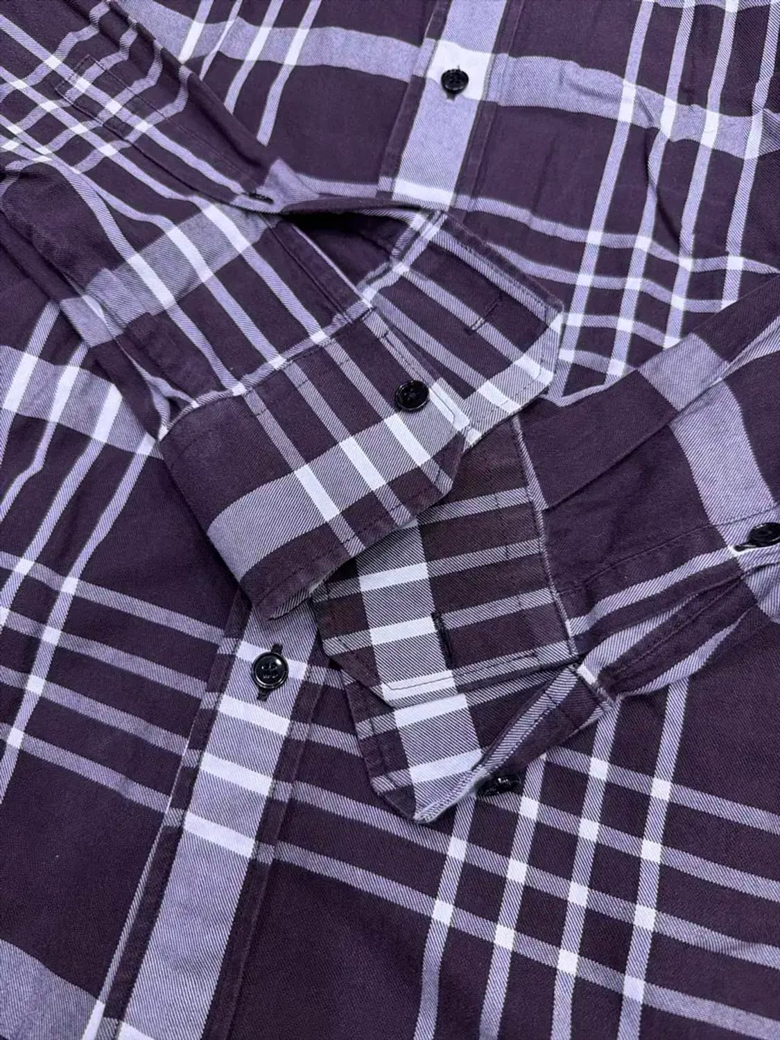 솔리드옴므 클래식 노바 체크 버튼다운 셔츠 105 상품이미지5