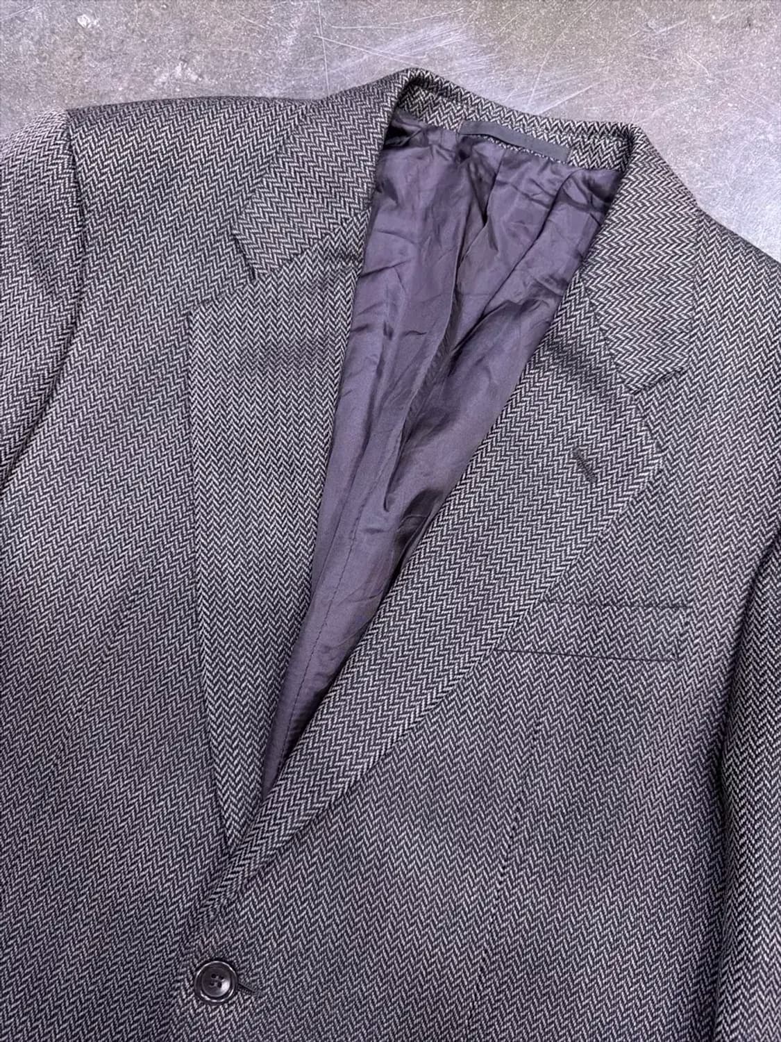 아르마니 콜레지오니 헤링본 블레이저 자켓 50 상품이미지3