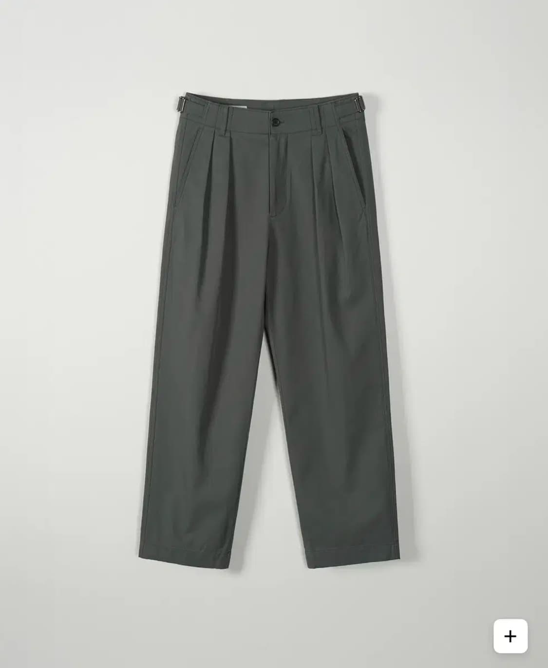 인더로우 플리츠 핀턱 치노팬츠 1 사이즈 상품이미지1