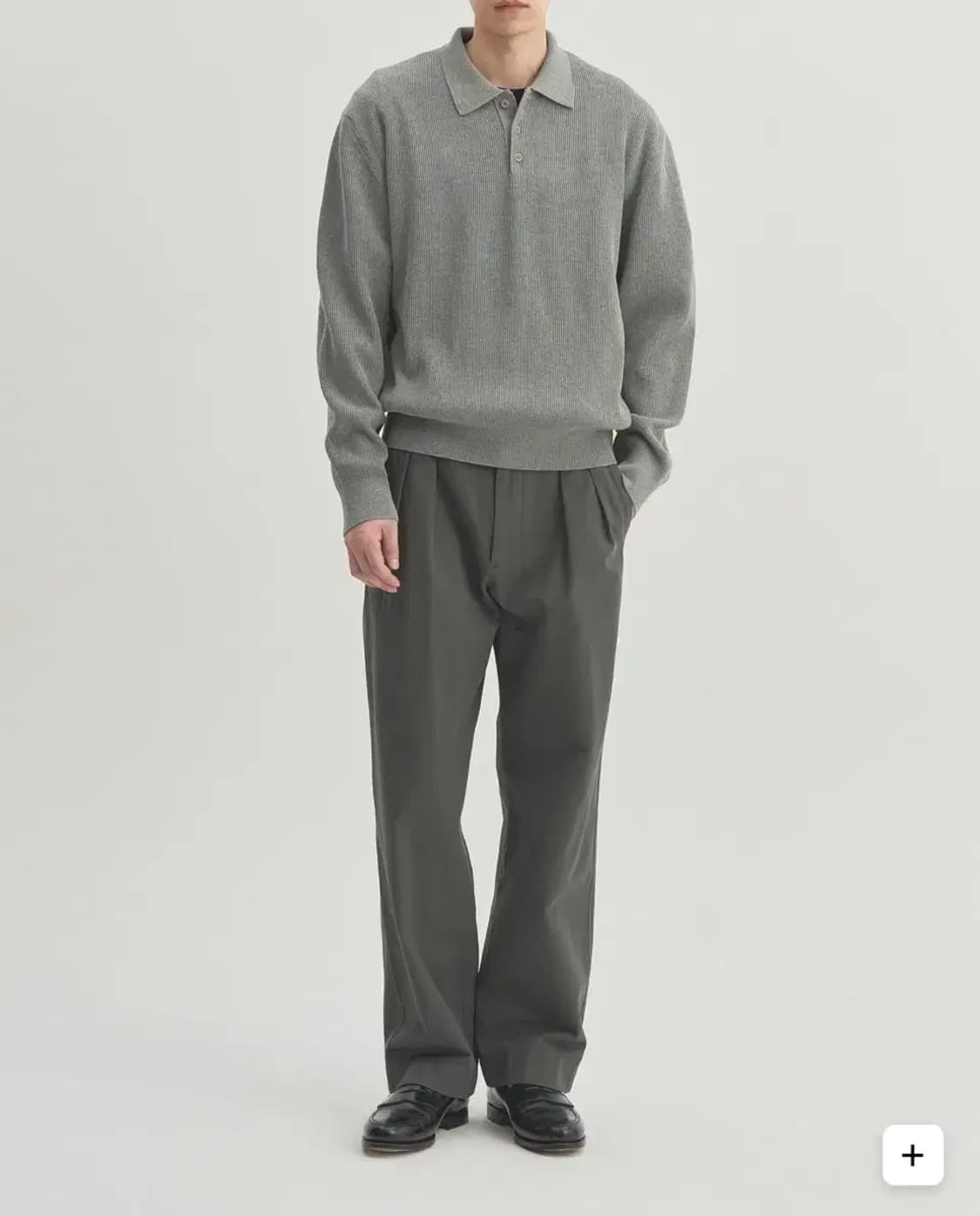 인더로우 플리츠 핀턱 치노팬츠 1 사이즈 상품이미지3