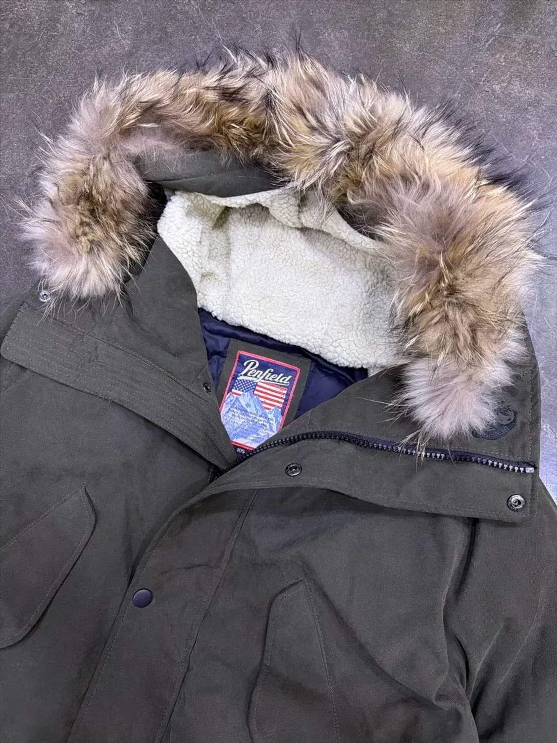 펜필드 아메리칸 후삭 덕다운 패딩점퍼 파카 105 상품이미지5