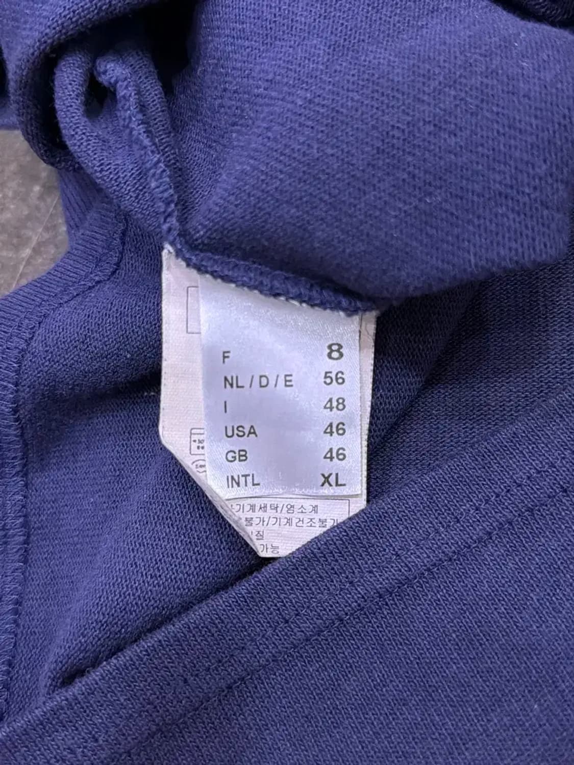 세인트제임스 암로고 스트라이프 패치 긴팔티 네이비 XL 상품이미지7