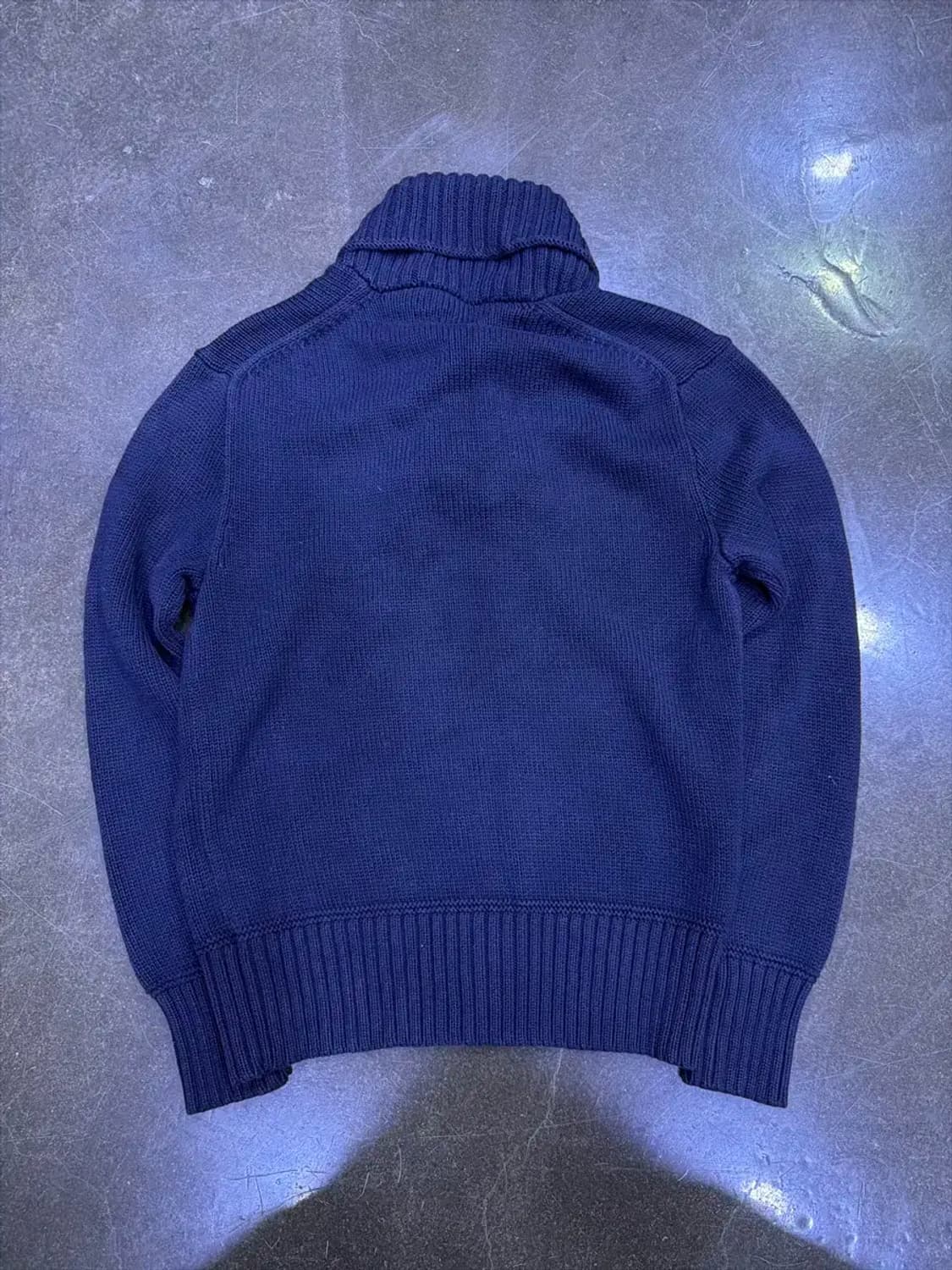 폴로 랄프로렌 클래식 숄카라 니트 스웨터 S 상품이미지2