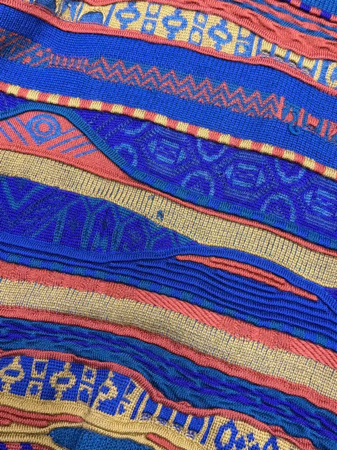 EMAROO 에마루 90's 컬러풀 3D 케이블 니트 스웨터 100 상품이미지6