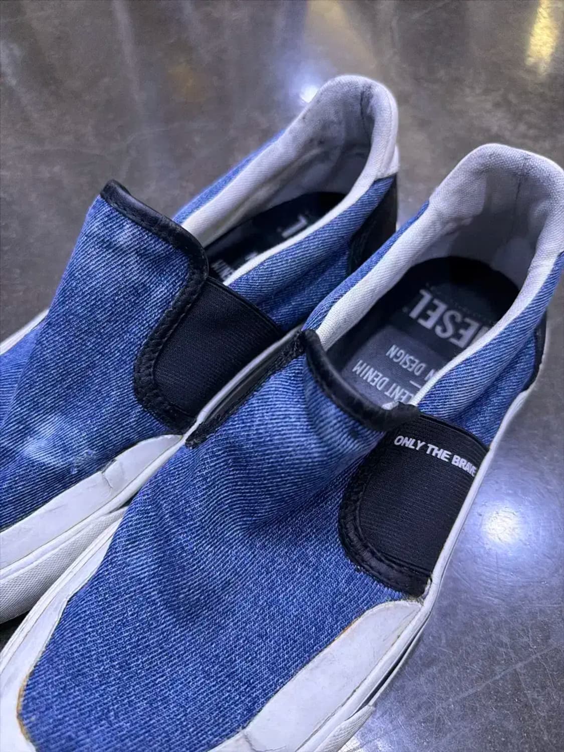 디젤 데님 슬립온 스니커즈 255 상품이미지4