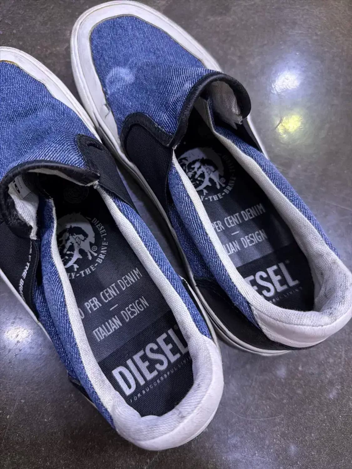 디젤 데님 슬립온 스니커즈 255 상품이미지7