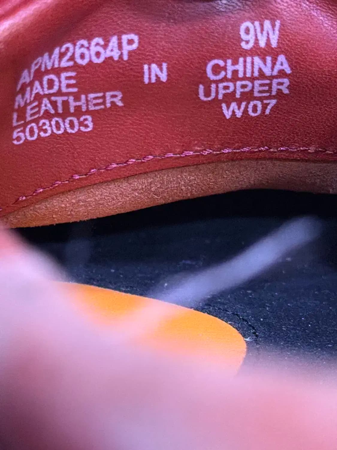 락포트 레더 클래식 보트슈즈 레드 270 상품이미지10