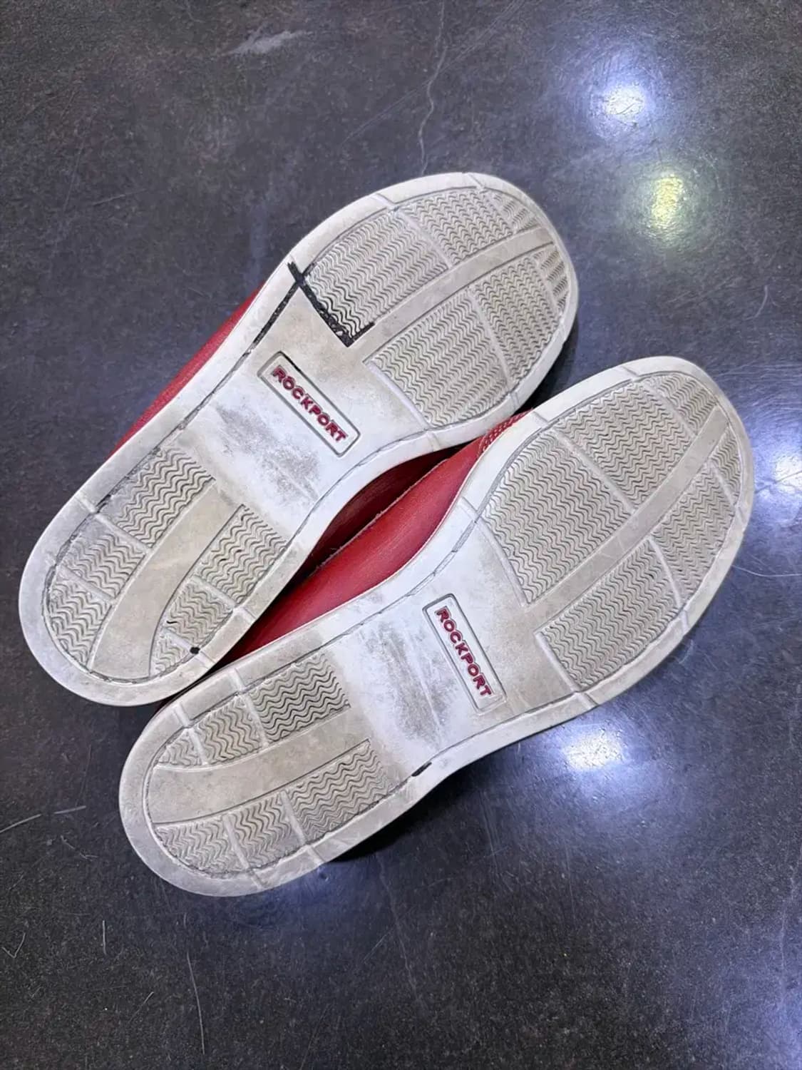 락포트 레더 클래식 보트슈즈 레드 270 상품이미지7