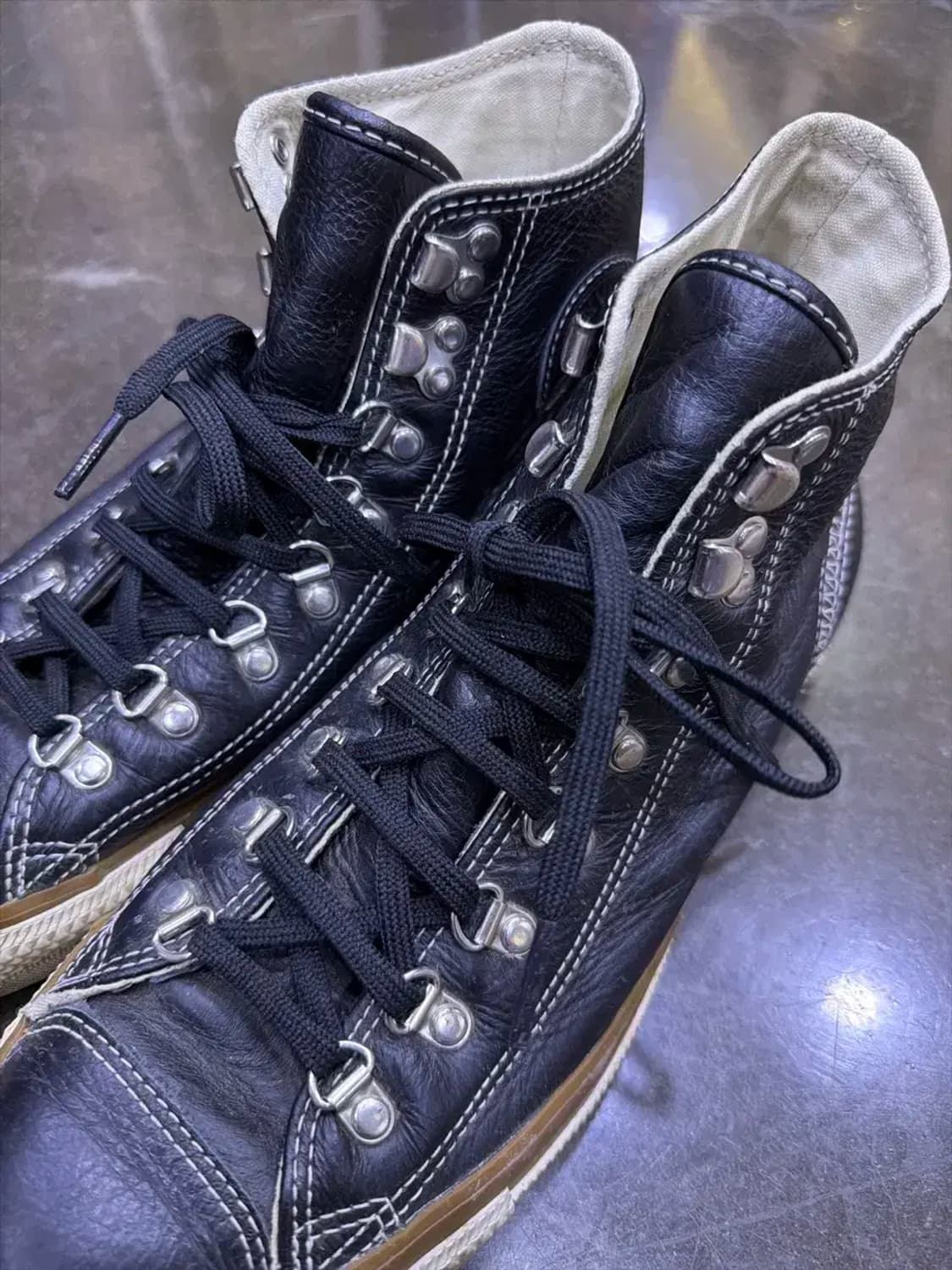 컨버스 올스타 레더 검 하이 가죽 부츠 265 상품이미지4