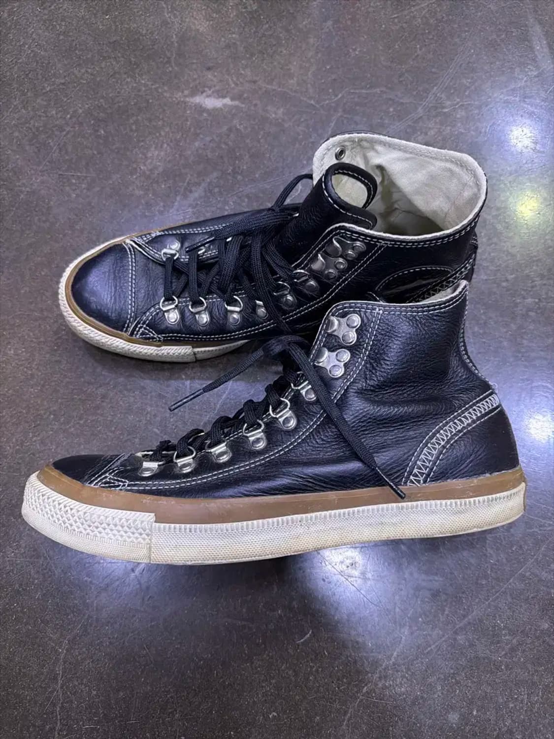 컨버스 올스타 레더 검 하이 가죽 부츠 265 상품이미지5