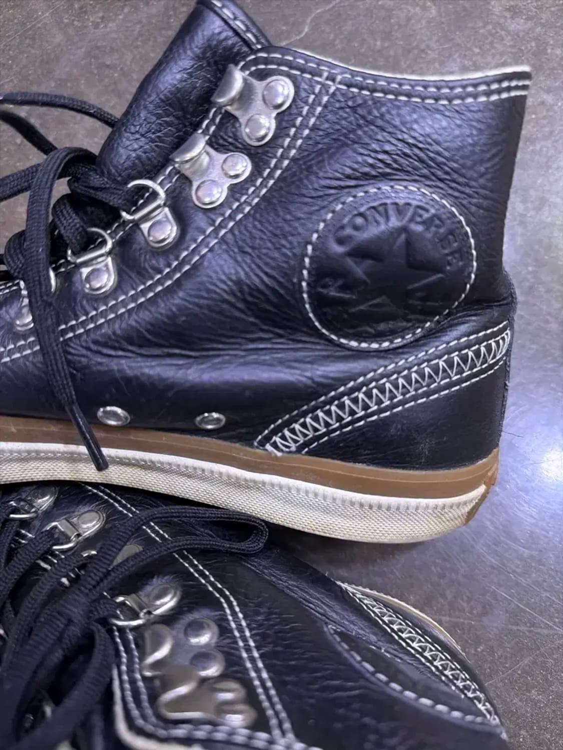 컨버스 올스타 레더 검 하이 가죽 부츠 265 상품이미지6