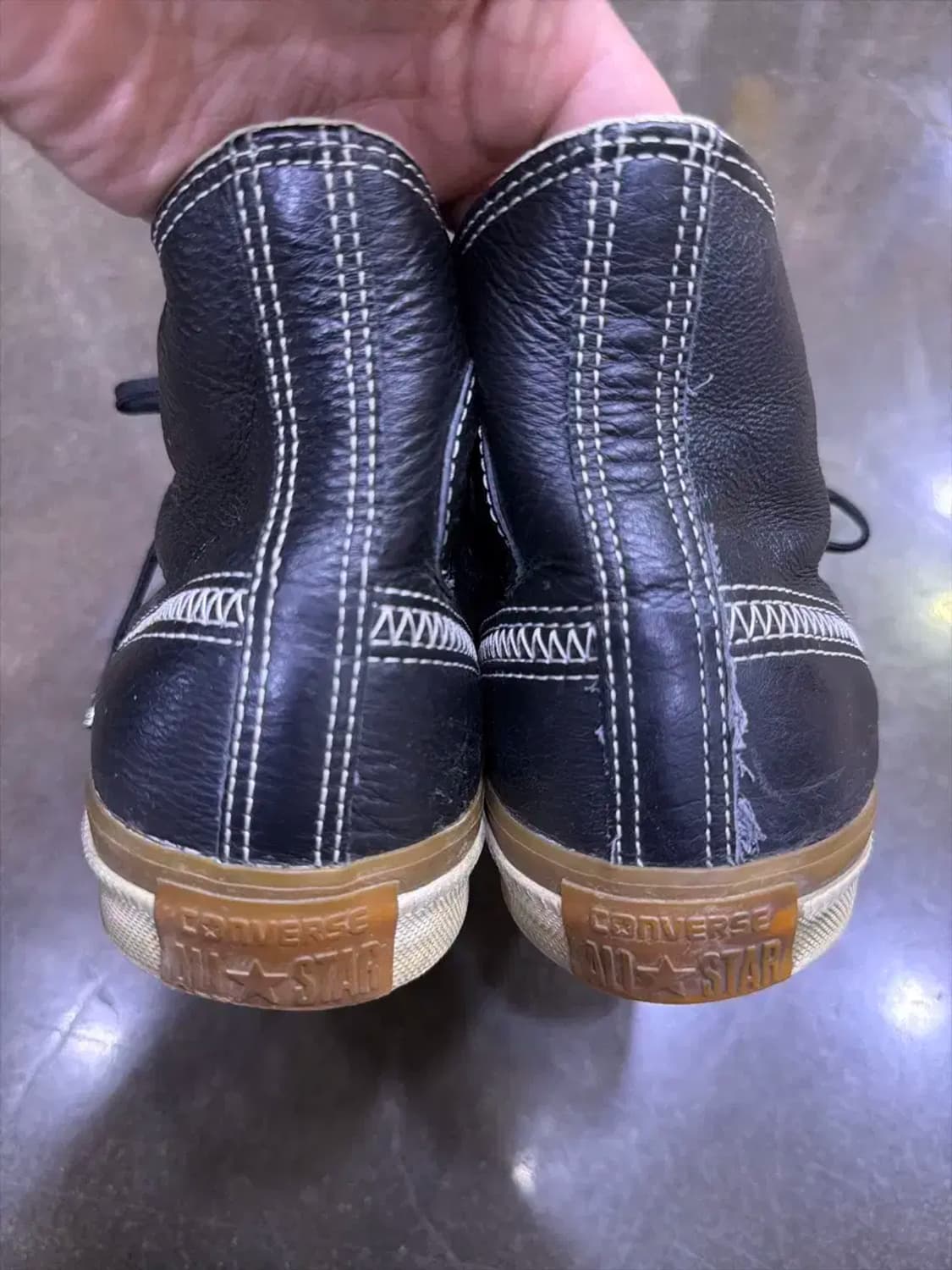 컨버스 올스타 레더 검 하이 가죽 부츠 265 상품이미지7