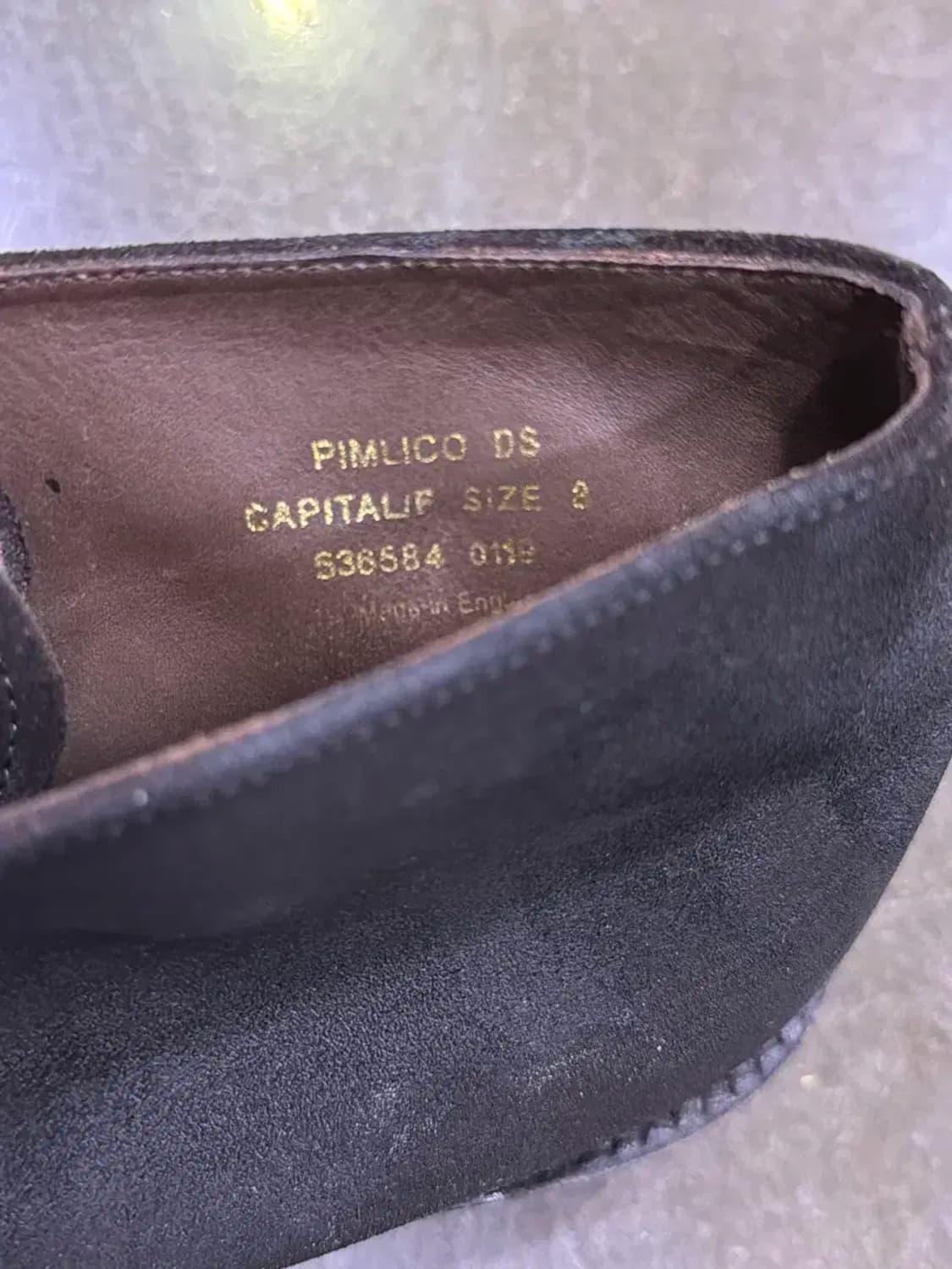 로크 스웨이드 핌리코 처카부츠 다크브라운 왁스 270 상품이미지10