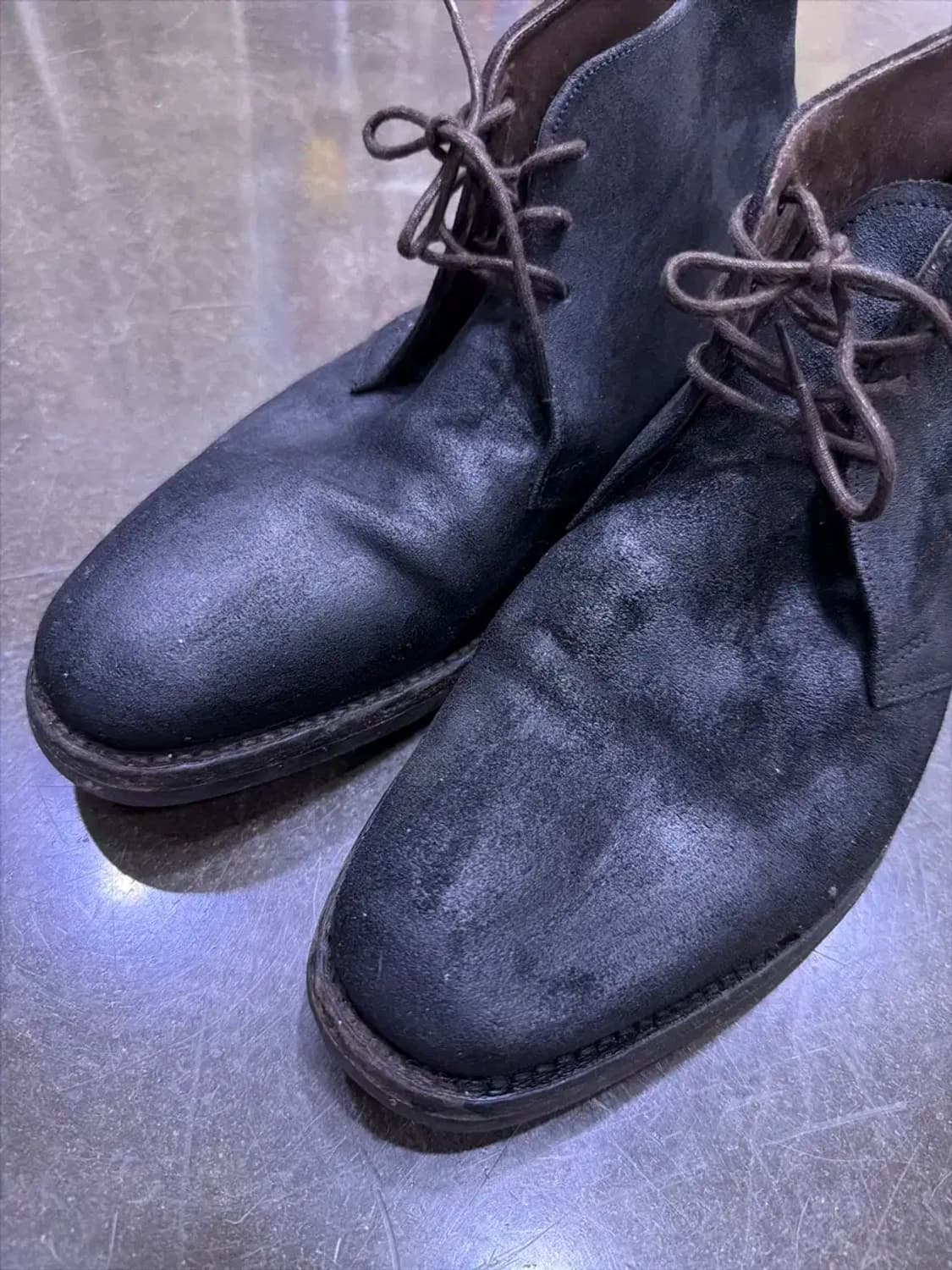 로크 스웨이드 핌리코 처카부츠 다크브라운 왁스 270 상품이미지3