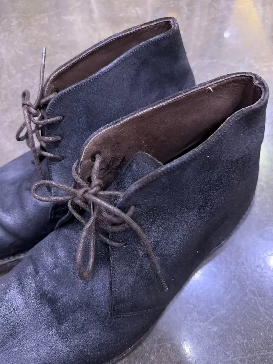 로크 스웨이드 핌리코 처카부츠 다크브라운 왁스 270 상품이미지4