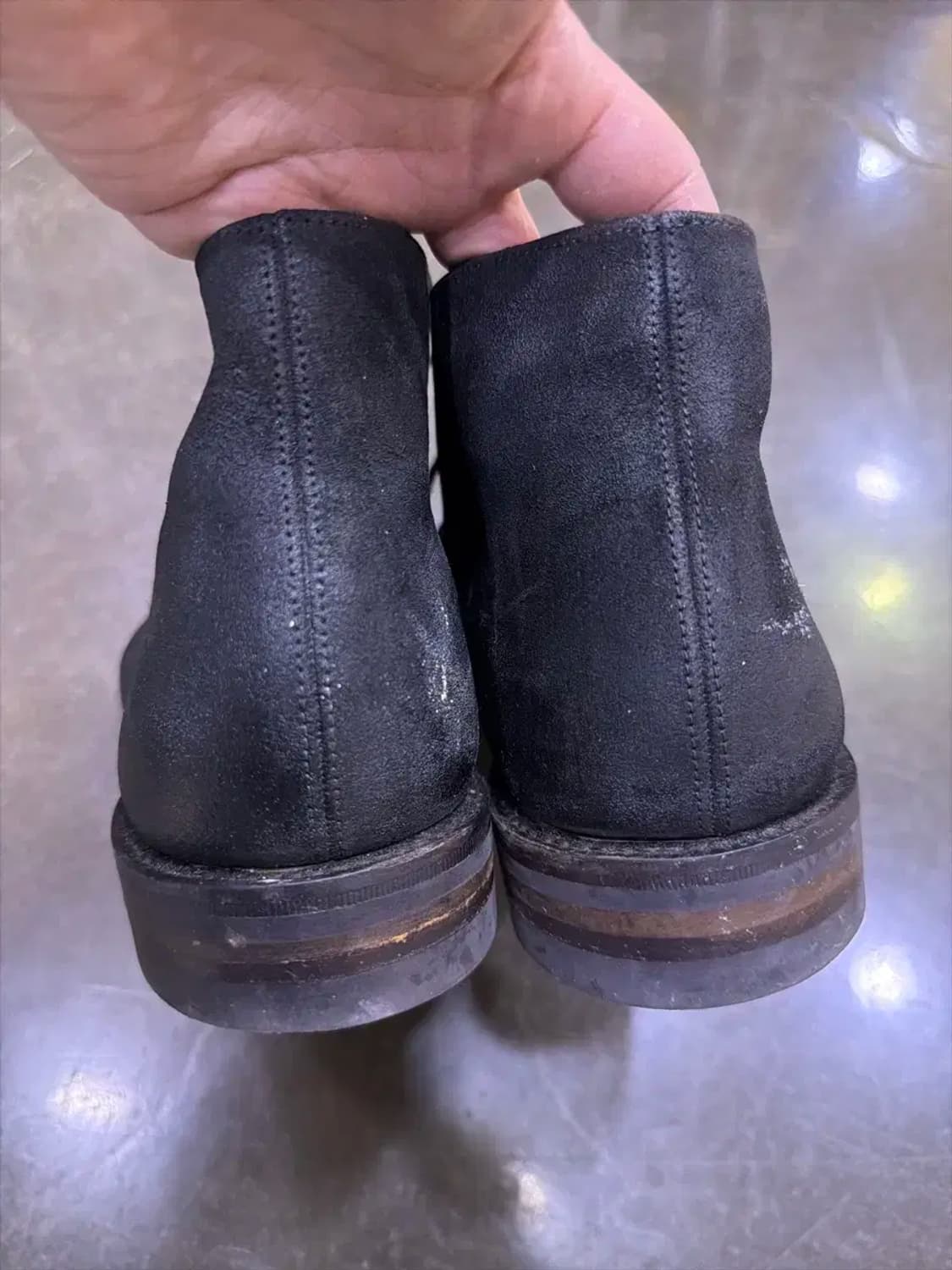 로크 스웨이드 핌리코 처카부츠 다크브라운 왁스 270 상품이미지7