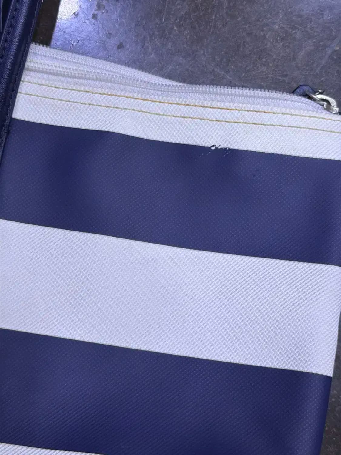 라코스테 x 야츠부키 캡슐 컬렉션 프린트 스트라이프 쇼퍼백 상품이미지4