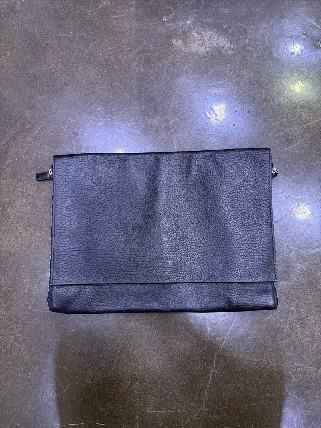 캘빈클라인 컬렉션 가죽 레더 서류 클러치백 상품이미지1