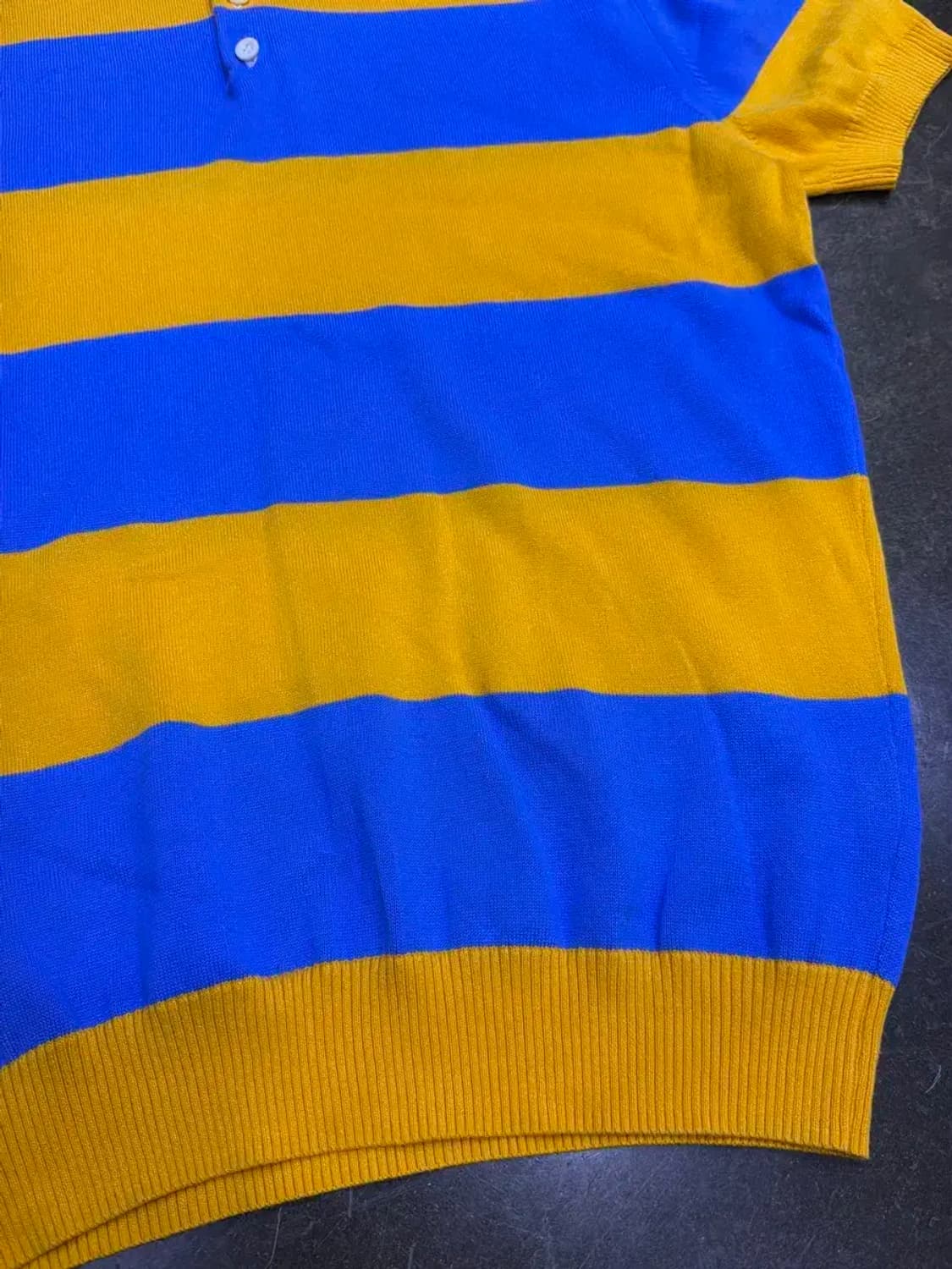 자라 스트라이프 캐쥬얼 니트 럭비티 M 상품이미지7