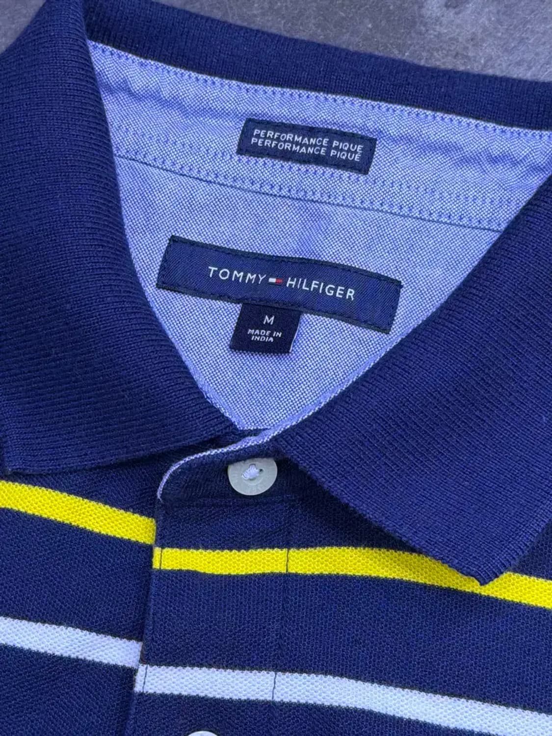 타미힐피거 캐쥬얼 스트라이프 카라 폴로티 pkt M 상품이미지6