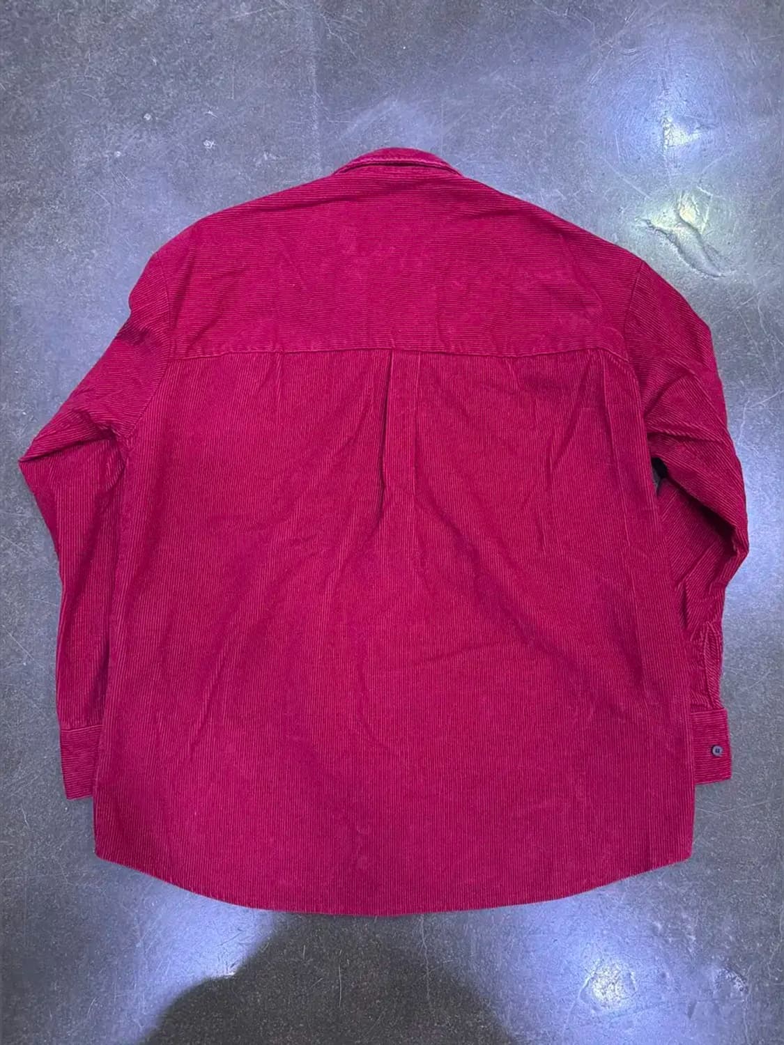 ETRO 에트로 코듀로이 셔츠 버건디 48 상품이미지2