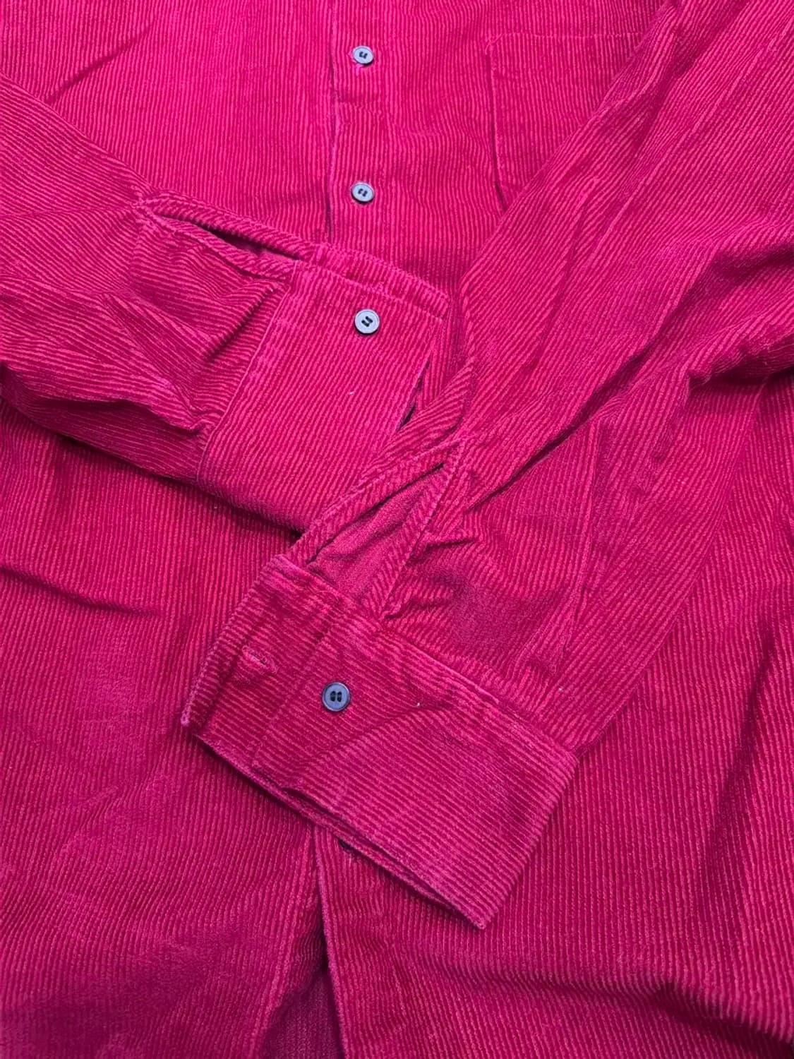 ETRO 에트로 코듀로이 셔츠 버건디 48 상품이미지5