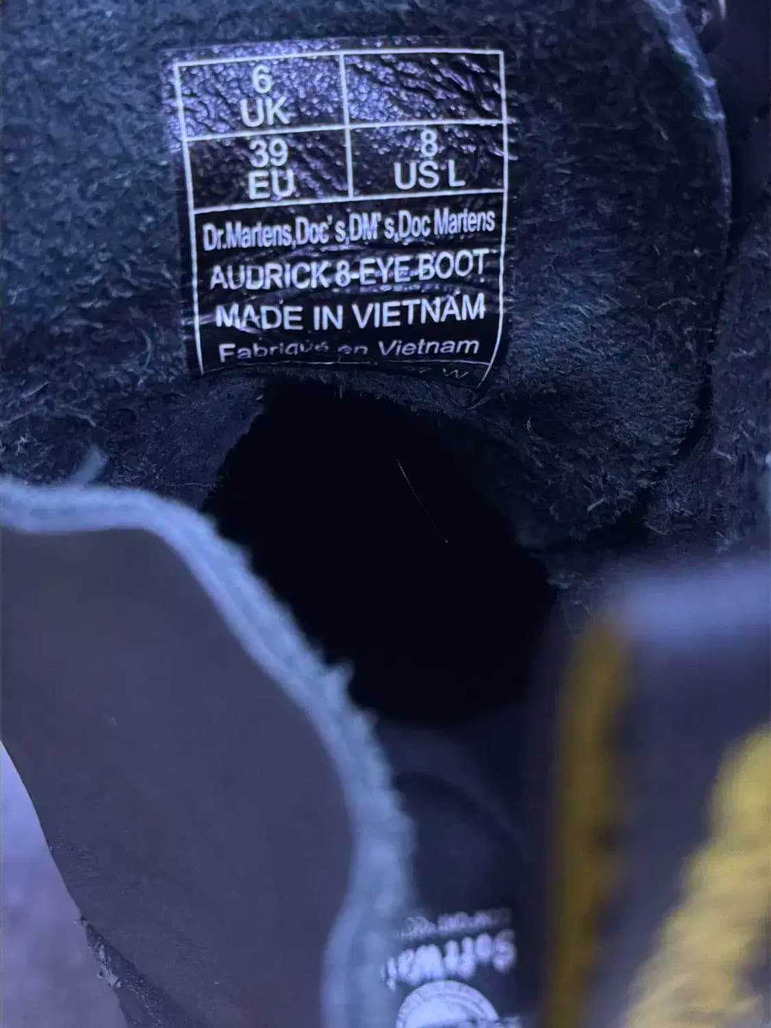 닥터마틴 오드릭 8홀 부츠 워커 250 상품이미지10
