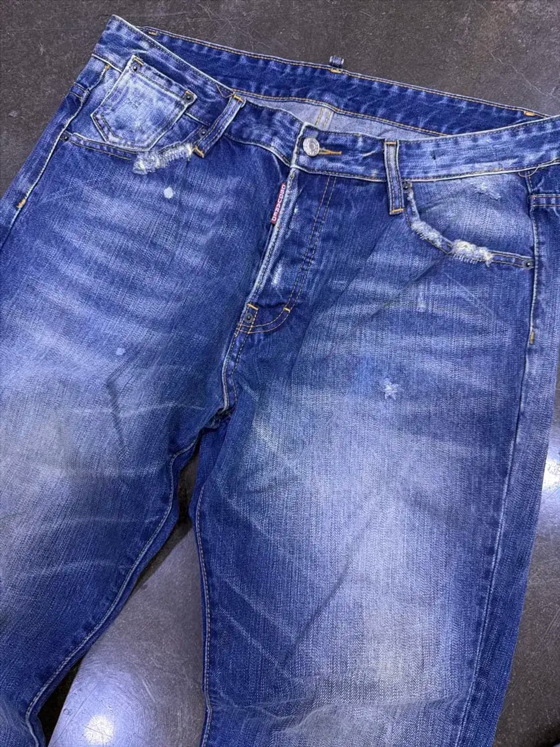 디스퀘어드2 루키 포켓 슬림 스트레이트핏 데님팬츠 52 상품이미지3