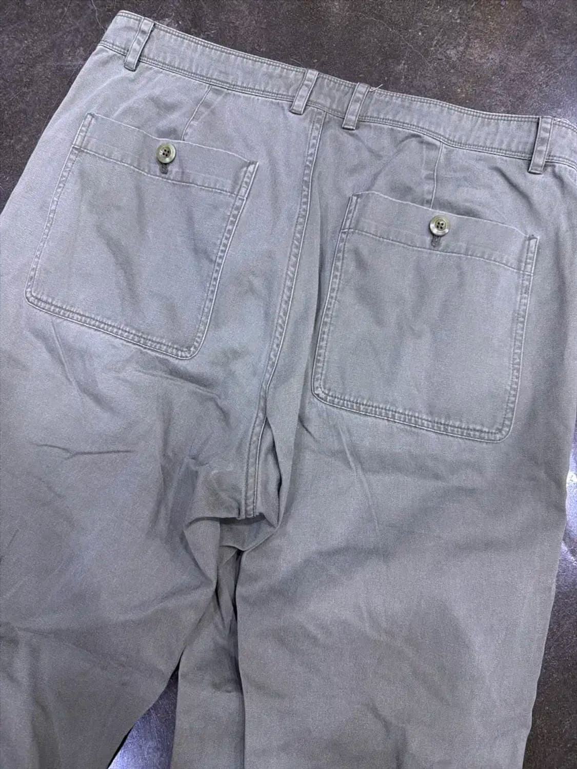 커버낫 빈티지 퍼티그 팬츠 워싱 올리브 L 상품이미지6