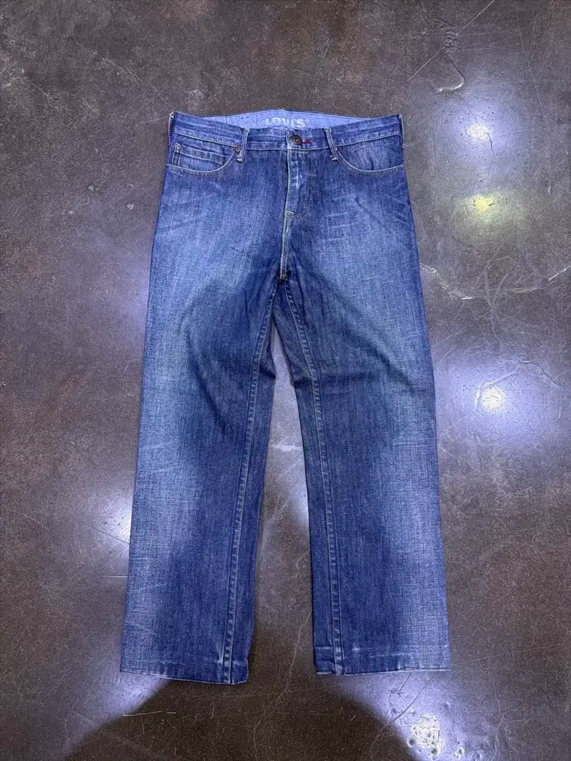 리바이스 빈티지 인디고 워싱 스트레이트핏 데님팬츠 32 상품이미지1