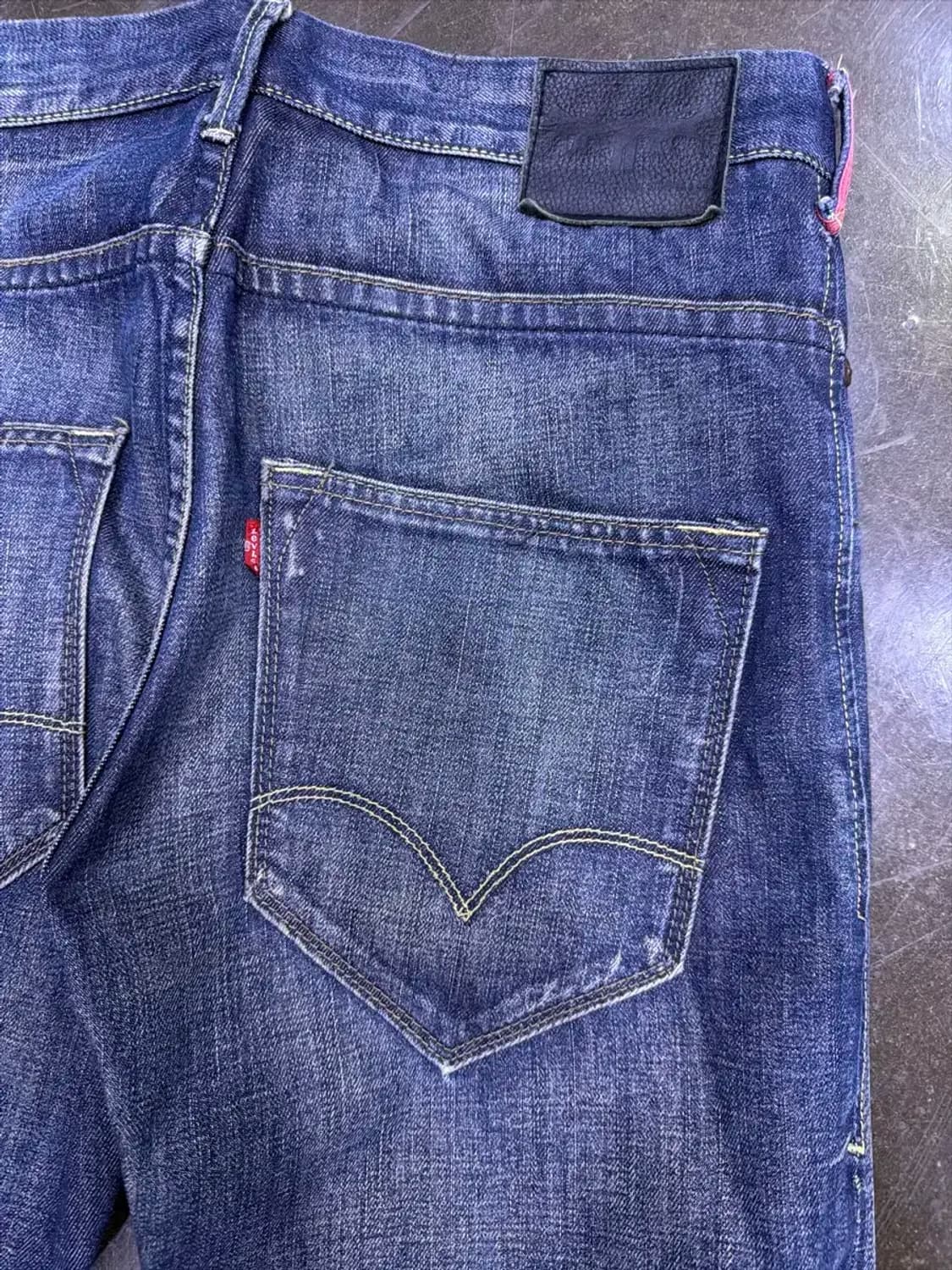 리바이스 빈티지 인디고 워싱 스트레이트핏 데님팬츠 32 상품이미지6