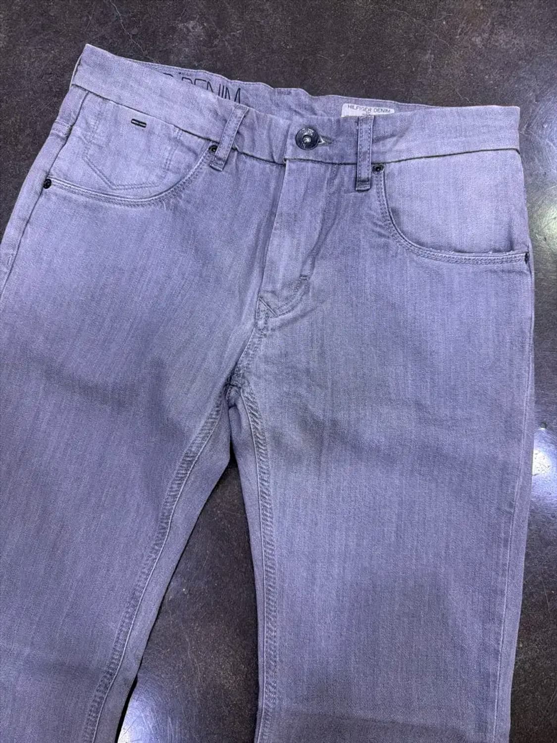 타미힐피거 그레이 워싱 네이트 스키니 슬림 스터드 데님팬츠 32 상품이미지3
