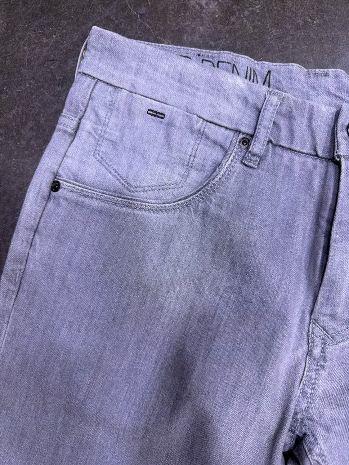 타미힐피거 그레이 워싱 네이트 스키니 슬림 스터드 데님팬츠 32 상품이미지4