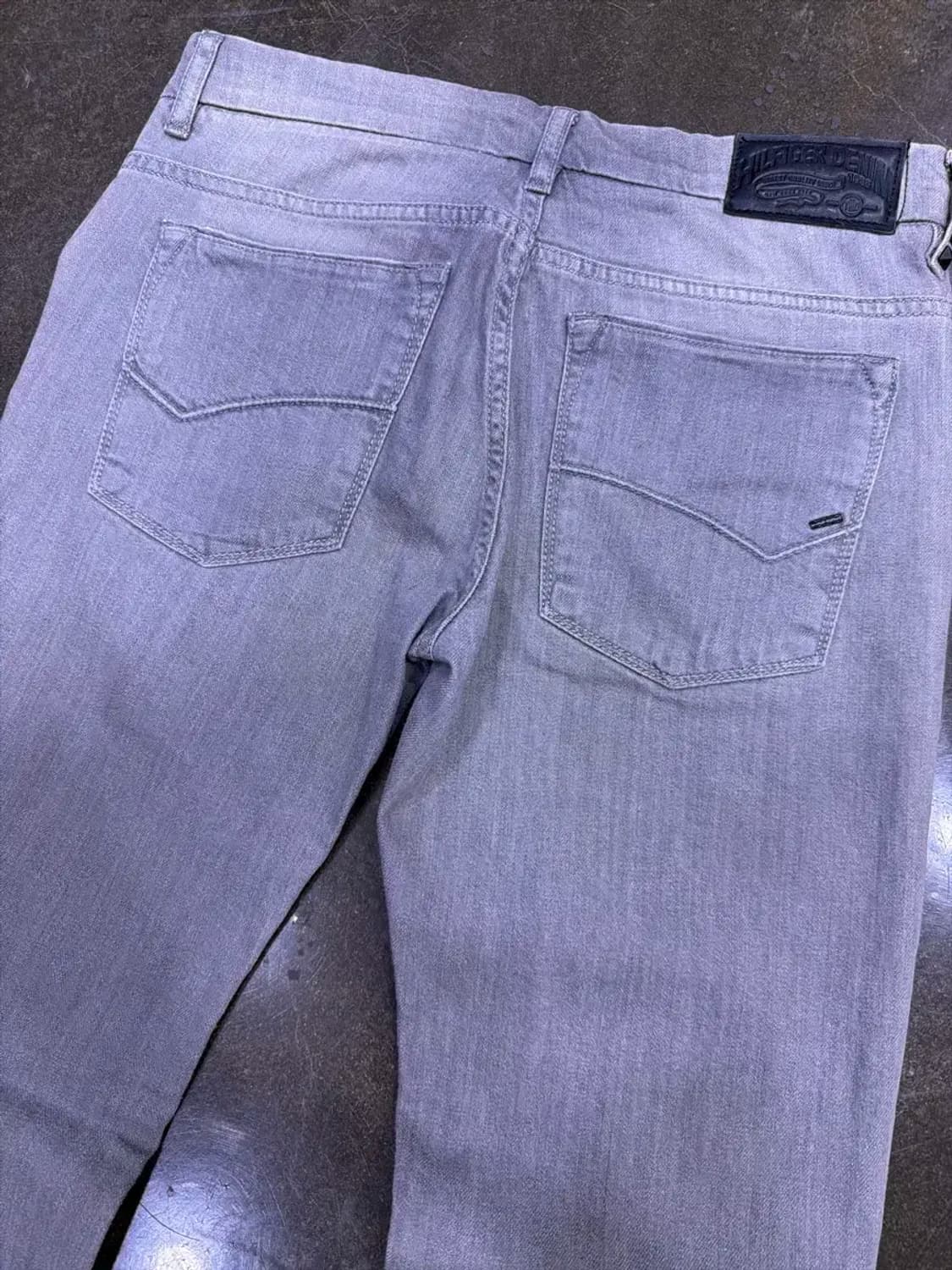 타미힐피거 그레이 워싱 네이트 스키니 슬림 스터드 데님팬츠 32 상품이미지7