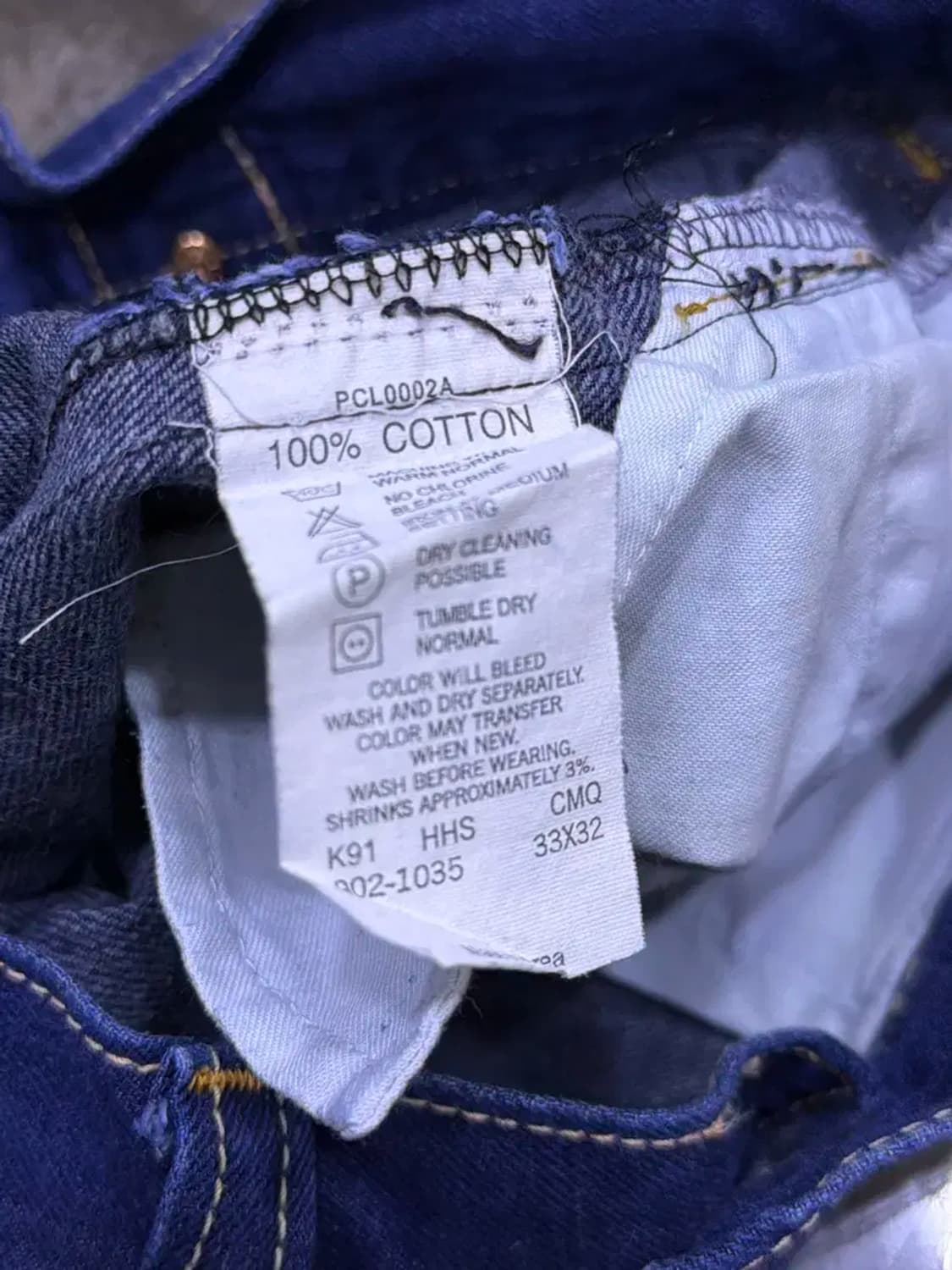 리바이스 902 신치백 타입원 코리아탭 데님팬츠 33 상품이미지9